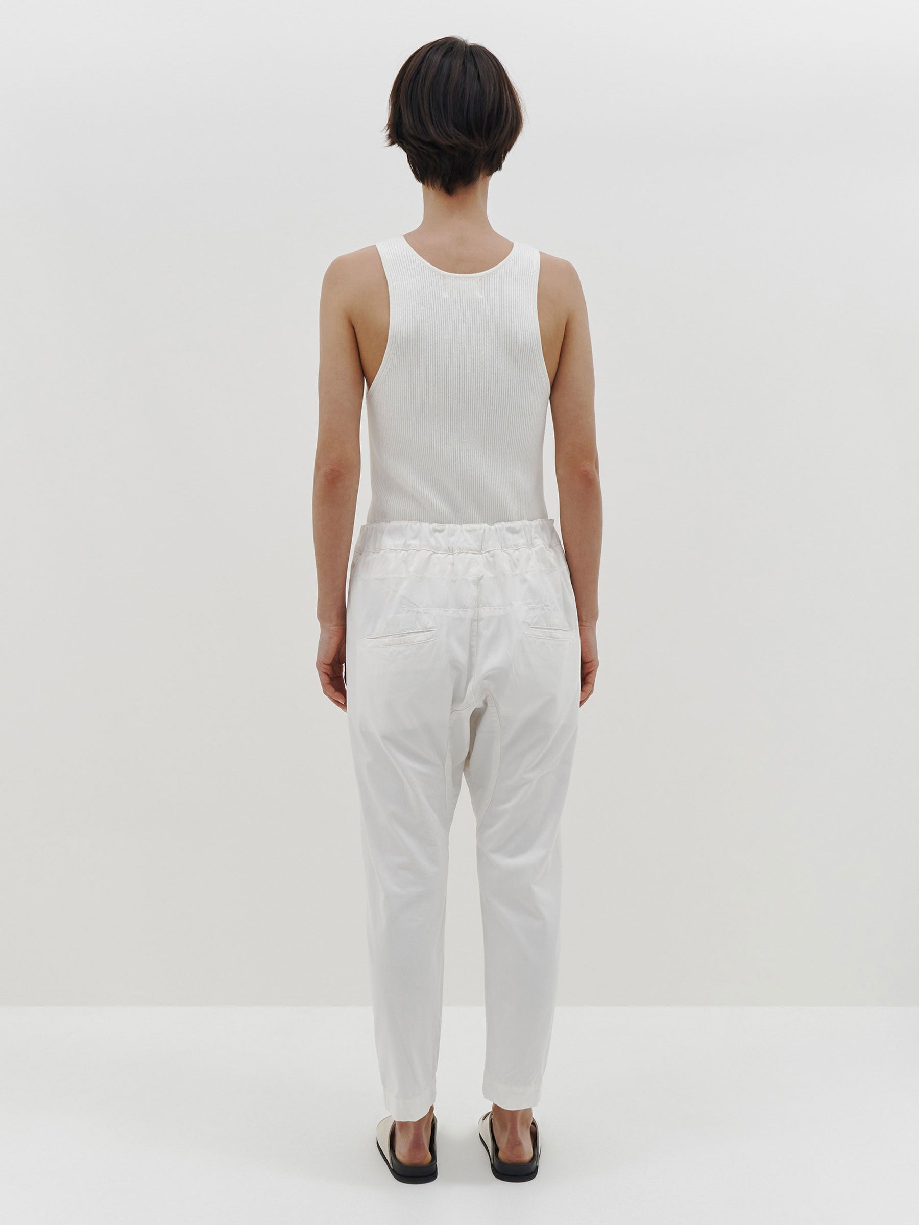 cotton canvas relaxed pant