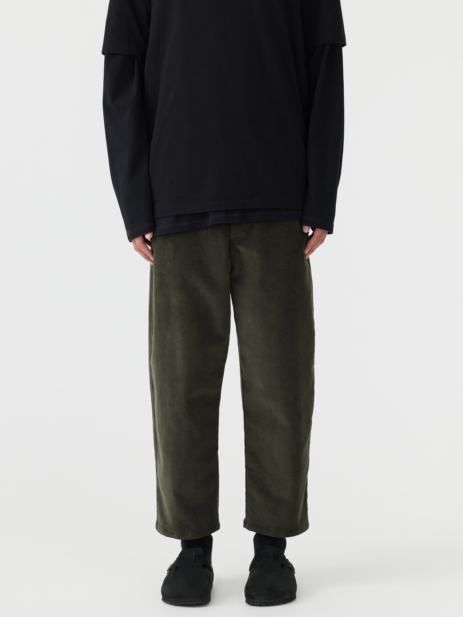 cord drop rise pant