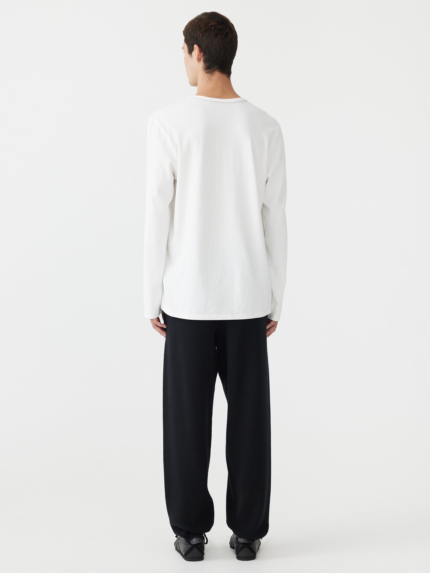 cotton knit track pant