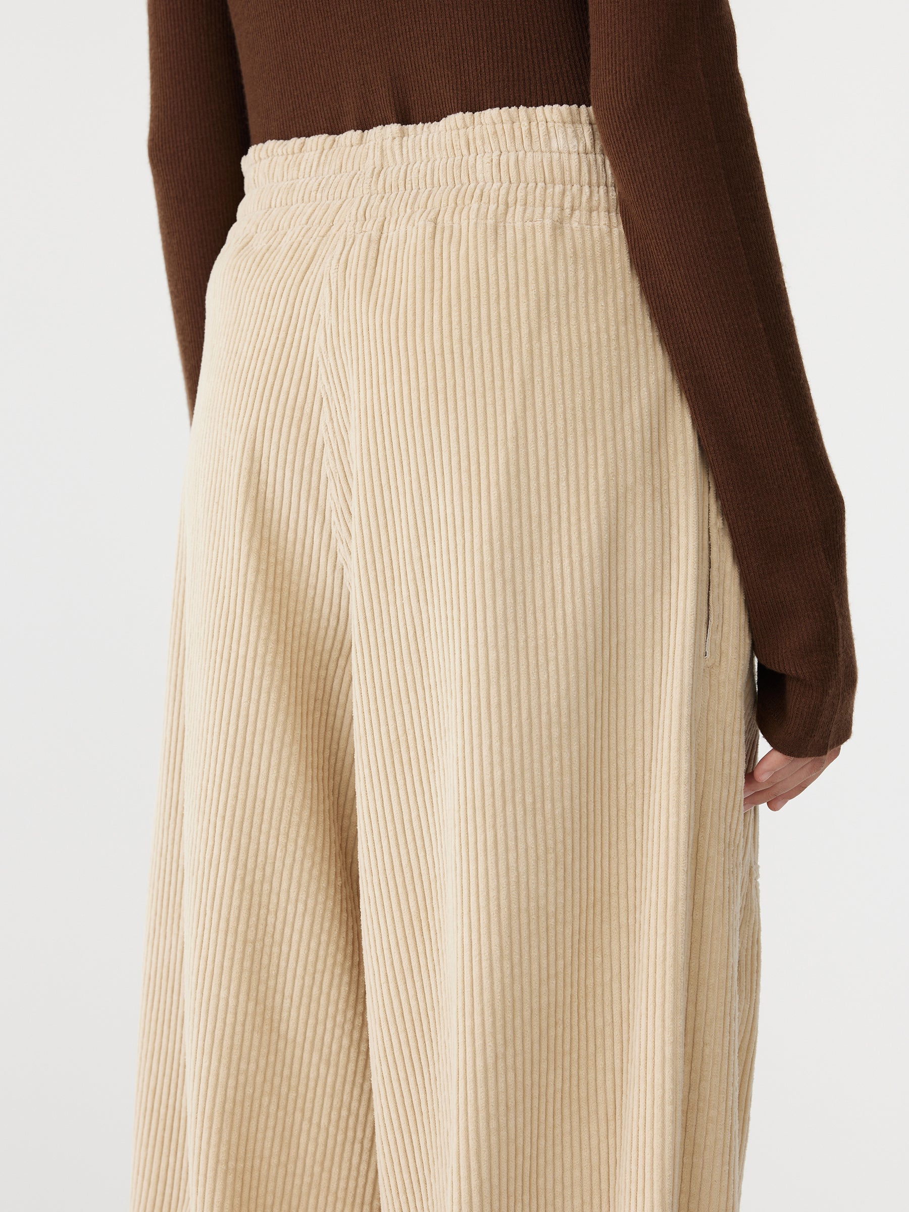 long rise cord pant