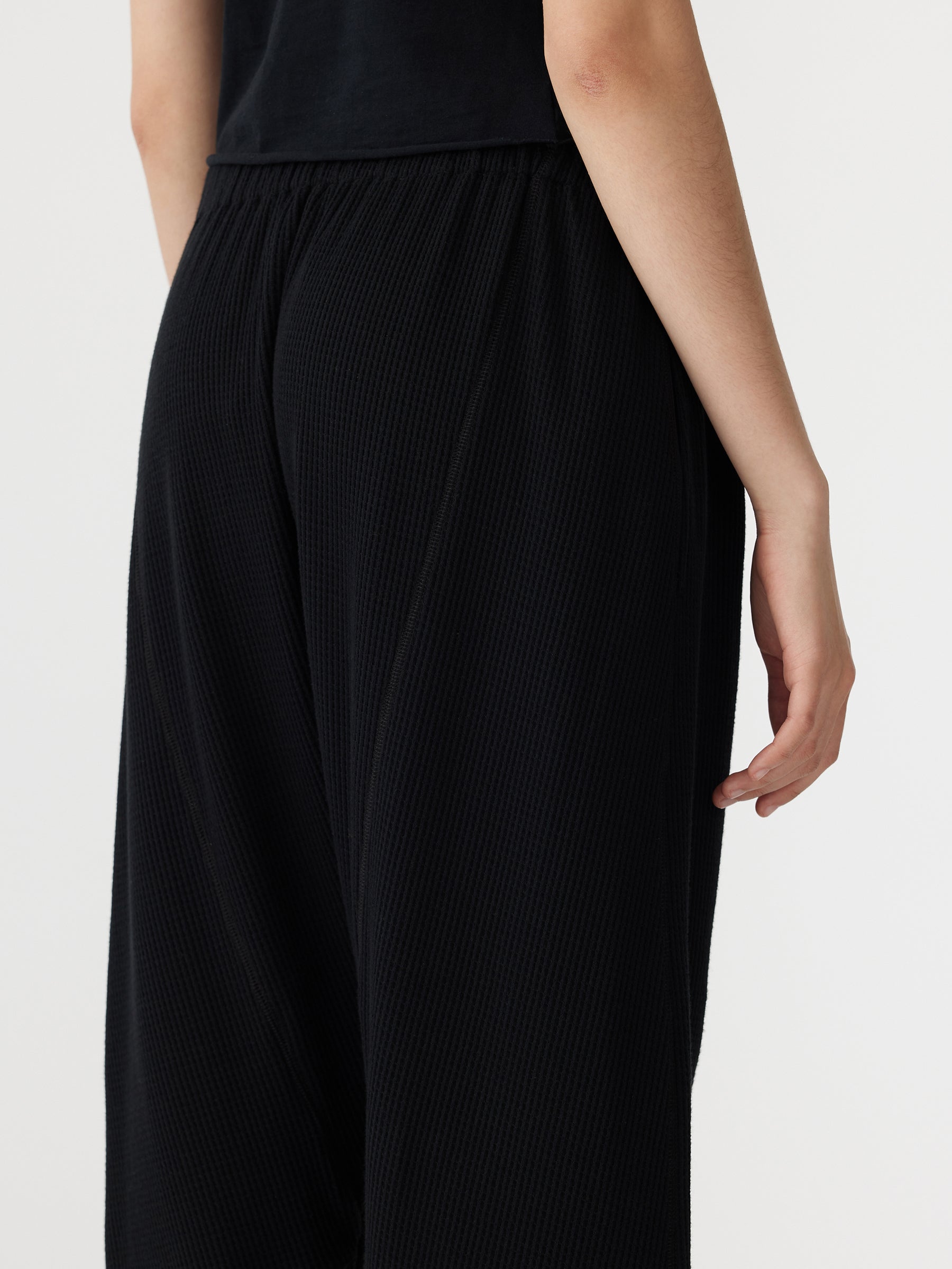 waffle paneled pant