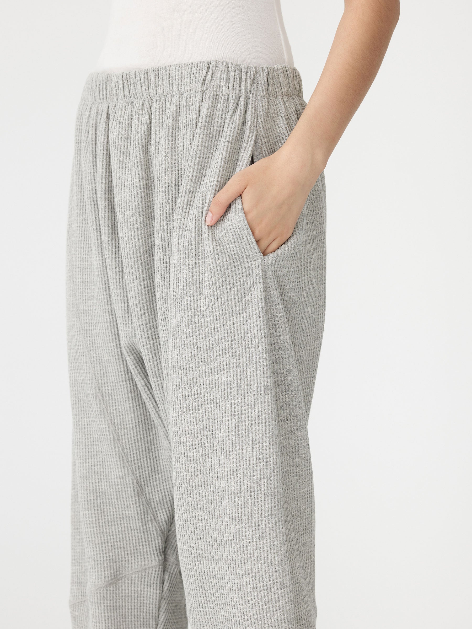 waffle paneled pant