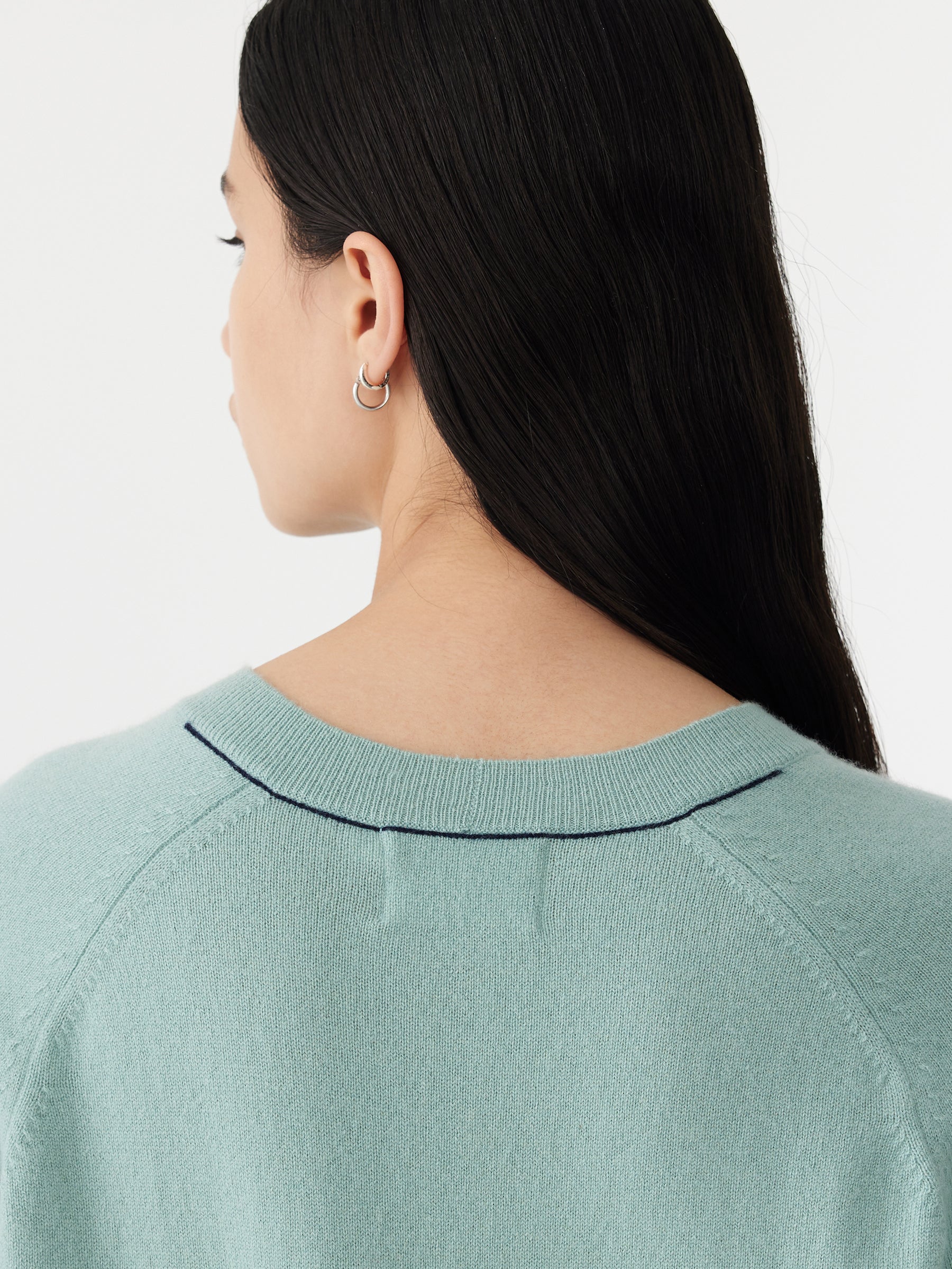 wool cashmere t.shirt knit