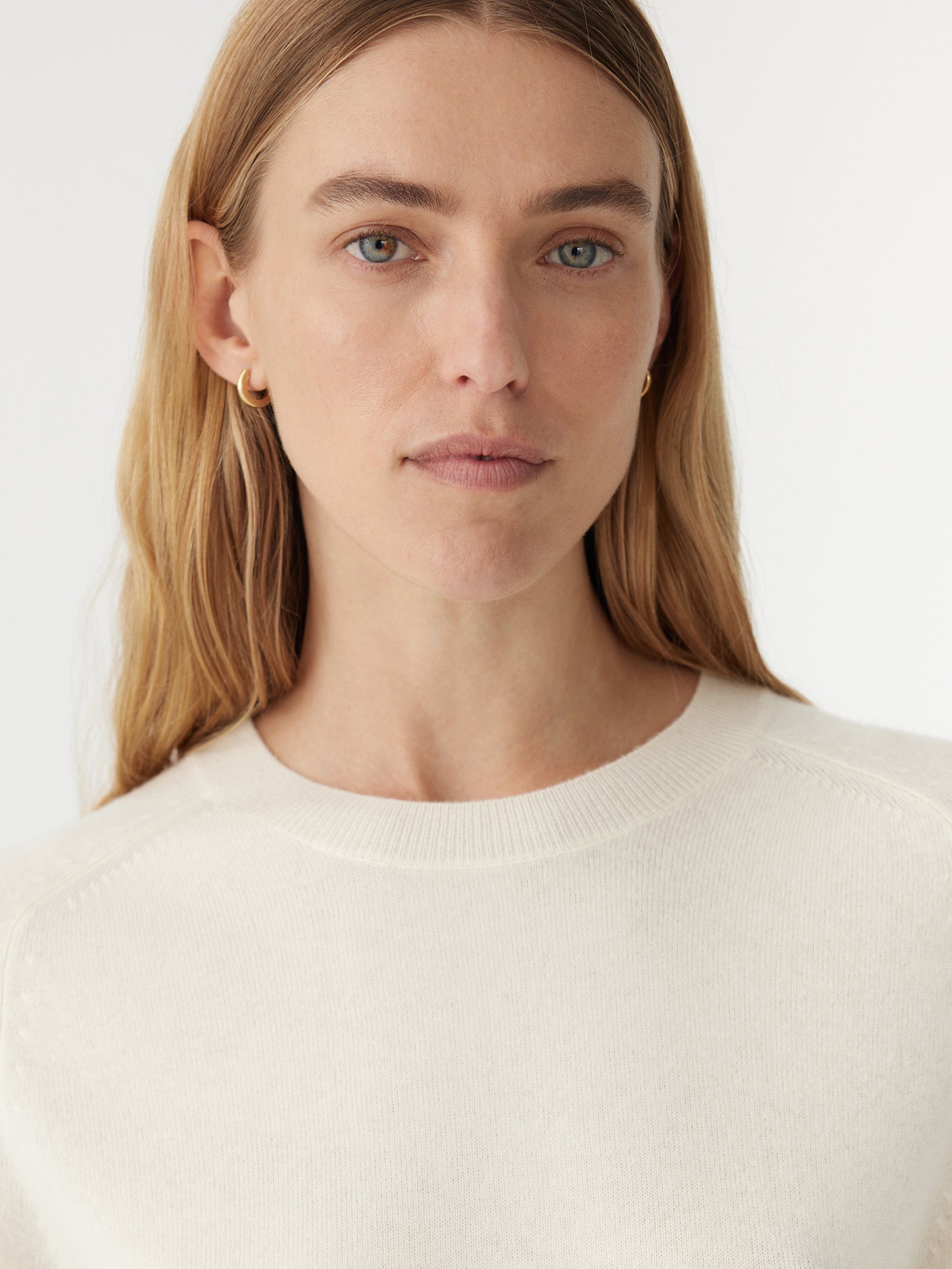 wool cashmere t.shirt knit