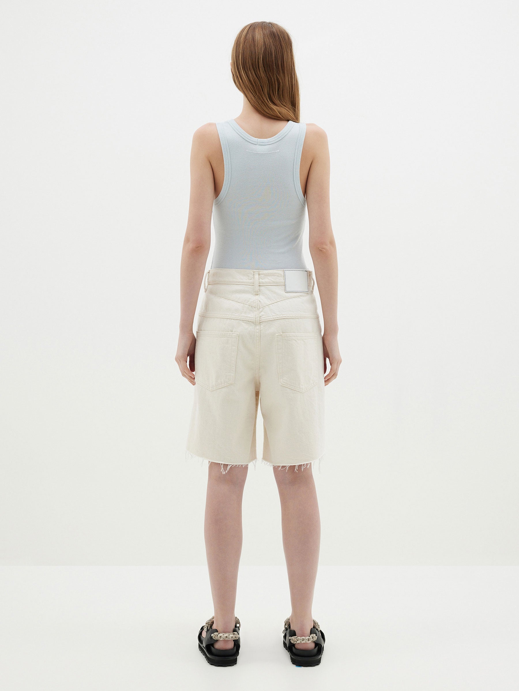 slim superfine rib tank