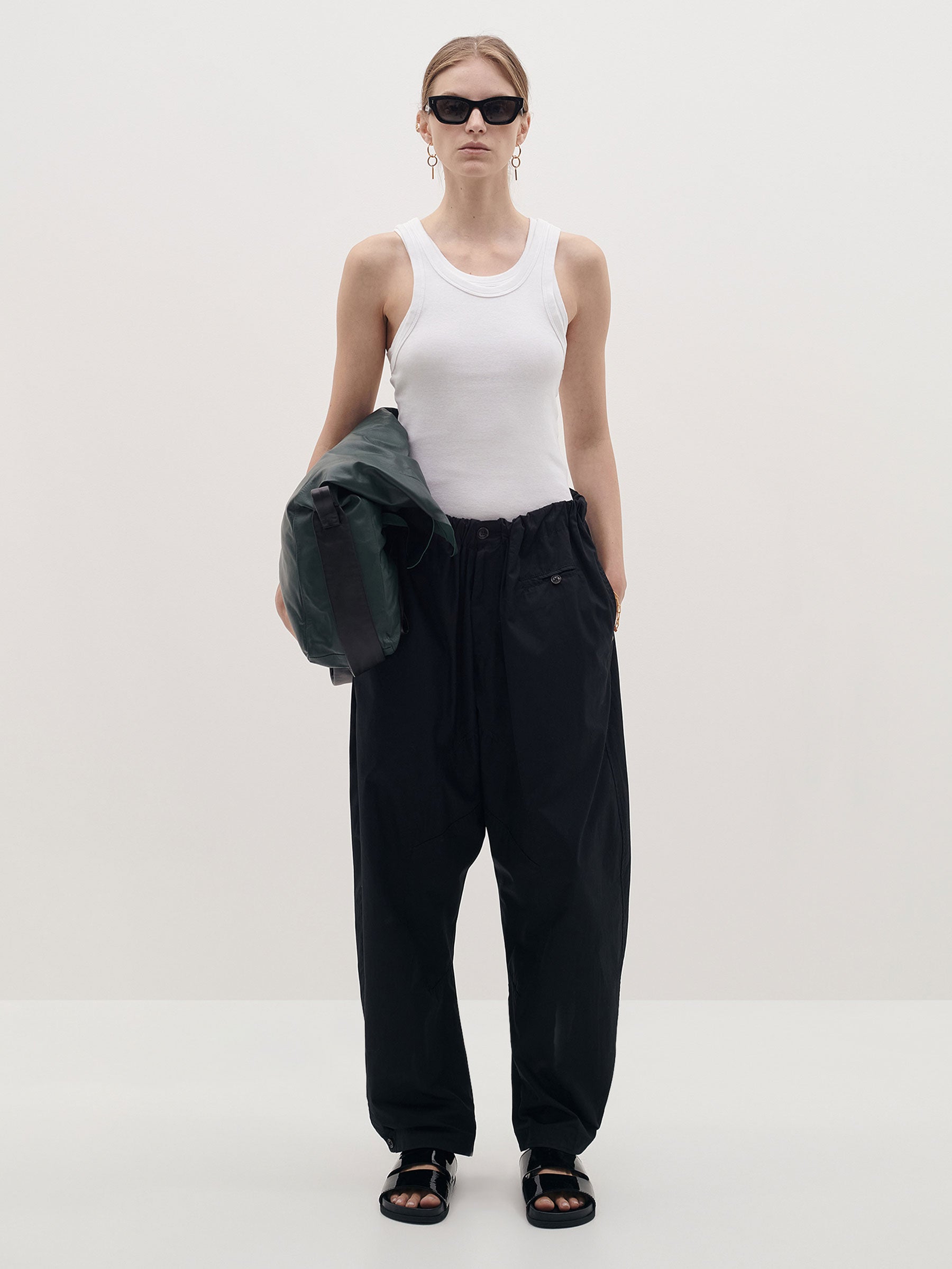 organic cotton voluminous pant