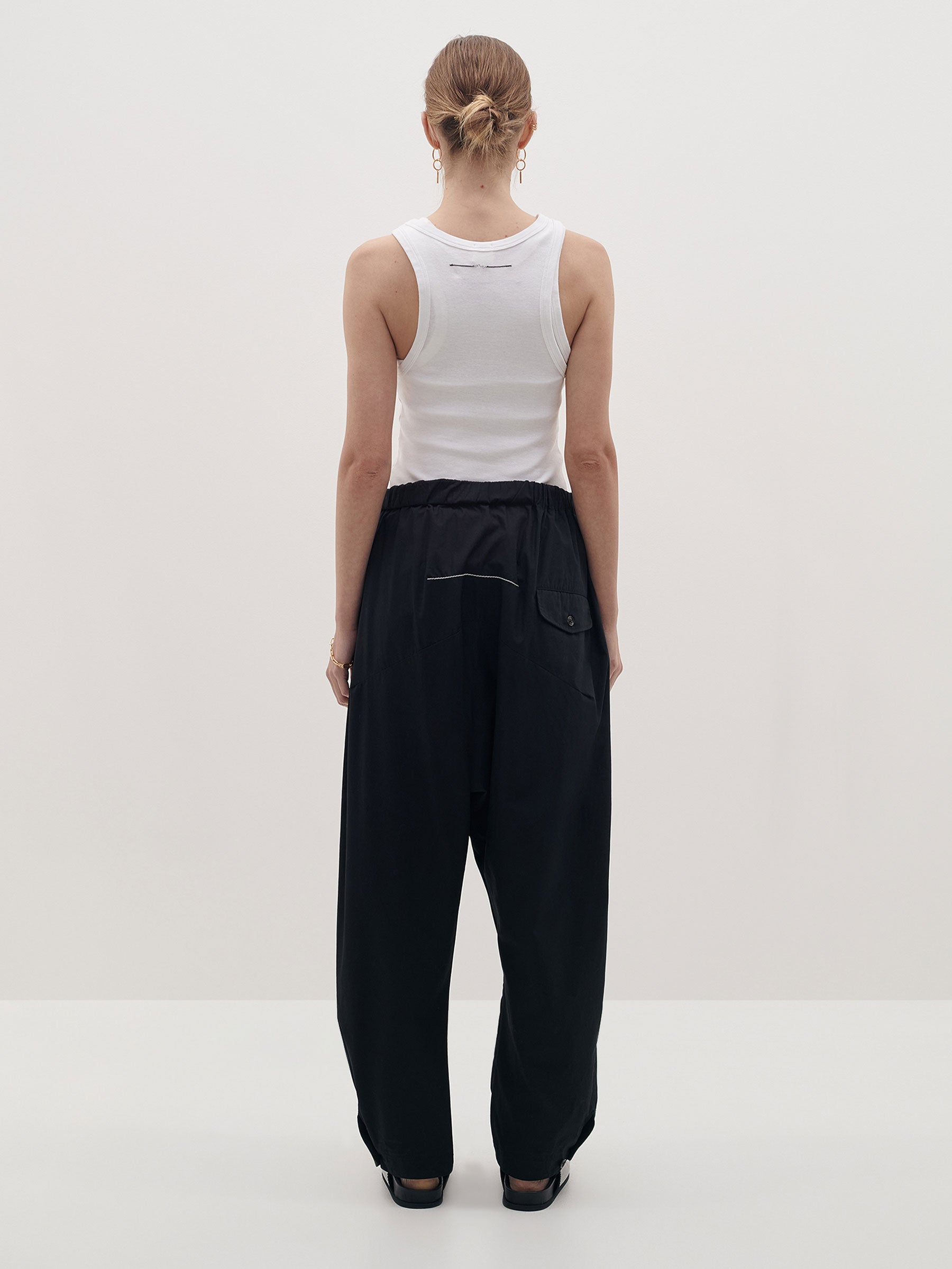 organic cotton voluminous pant