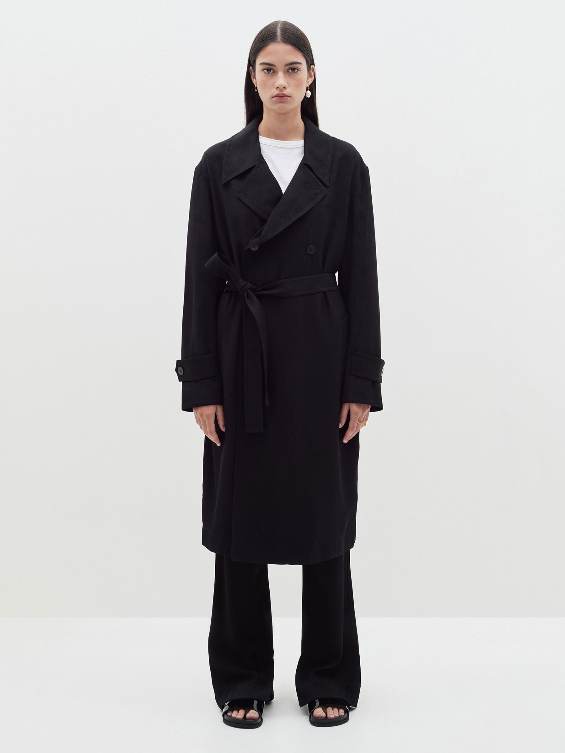 Bassike hotsell trench coat