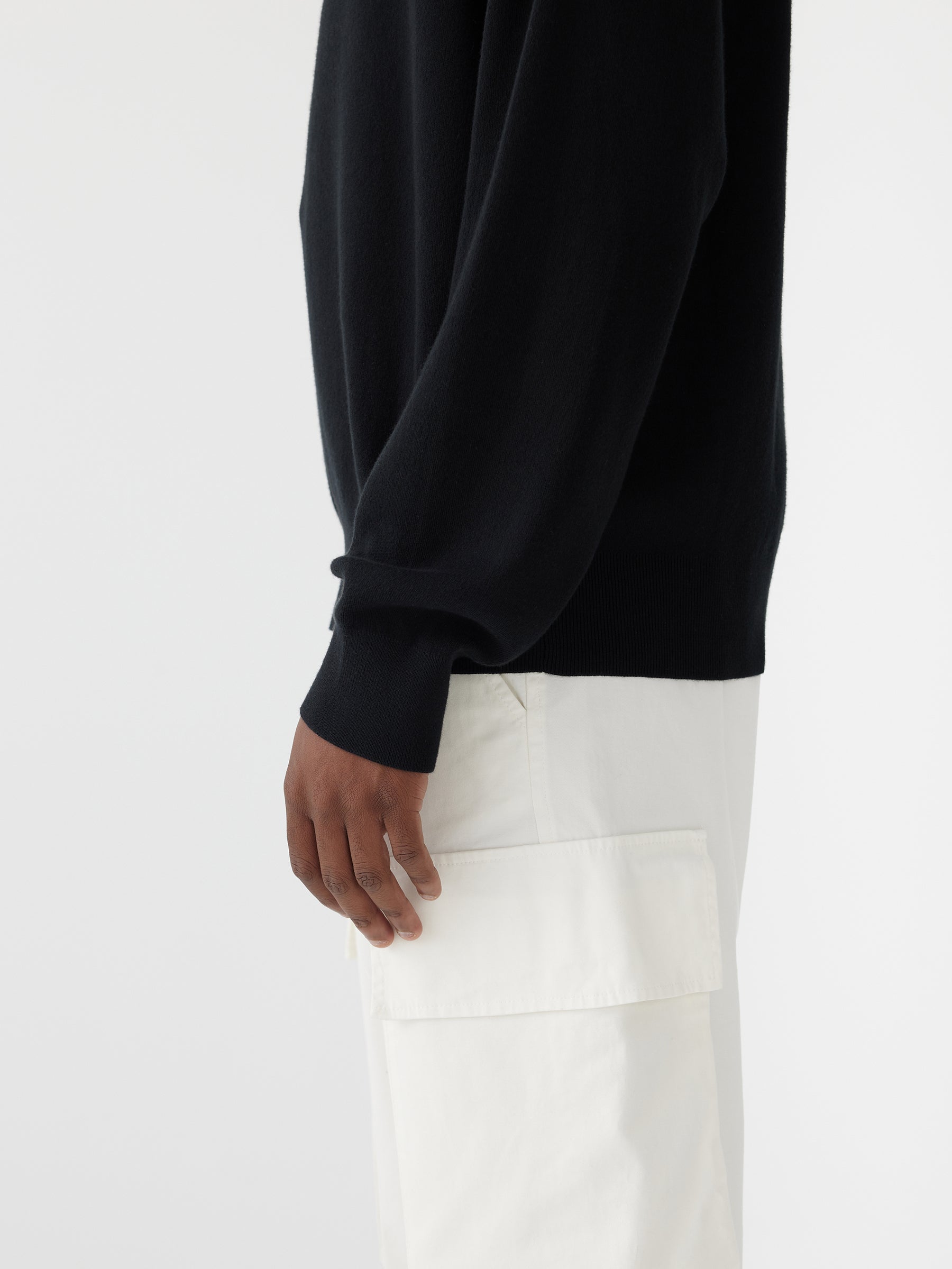 cotton crew neck knit