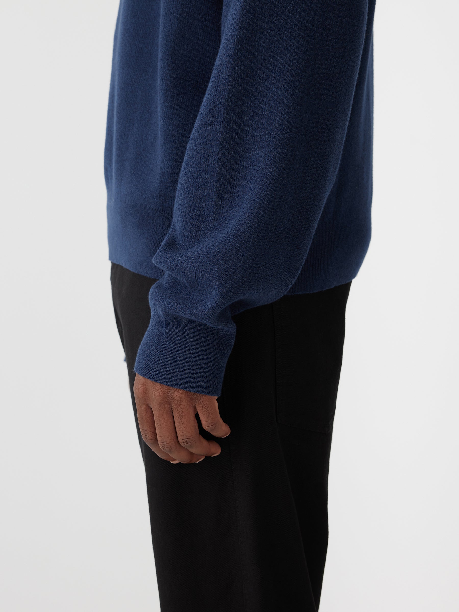 cotton crew neck knit