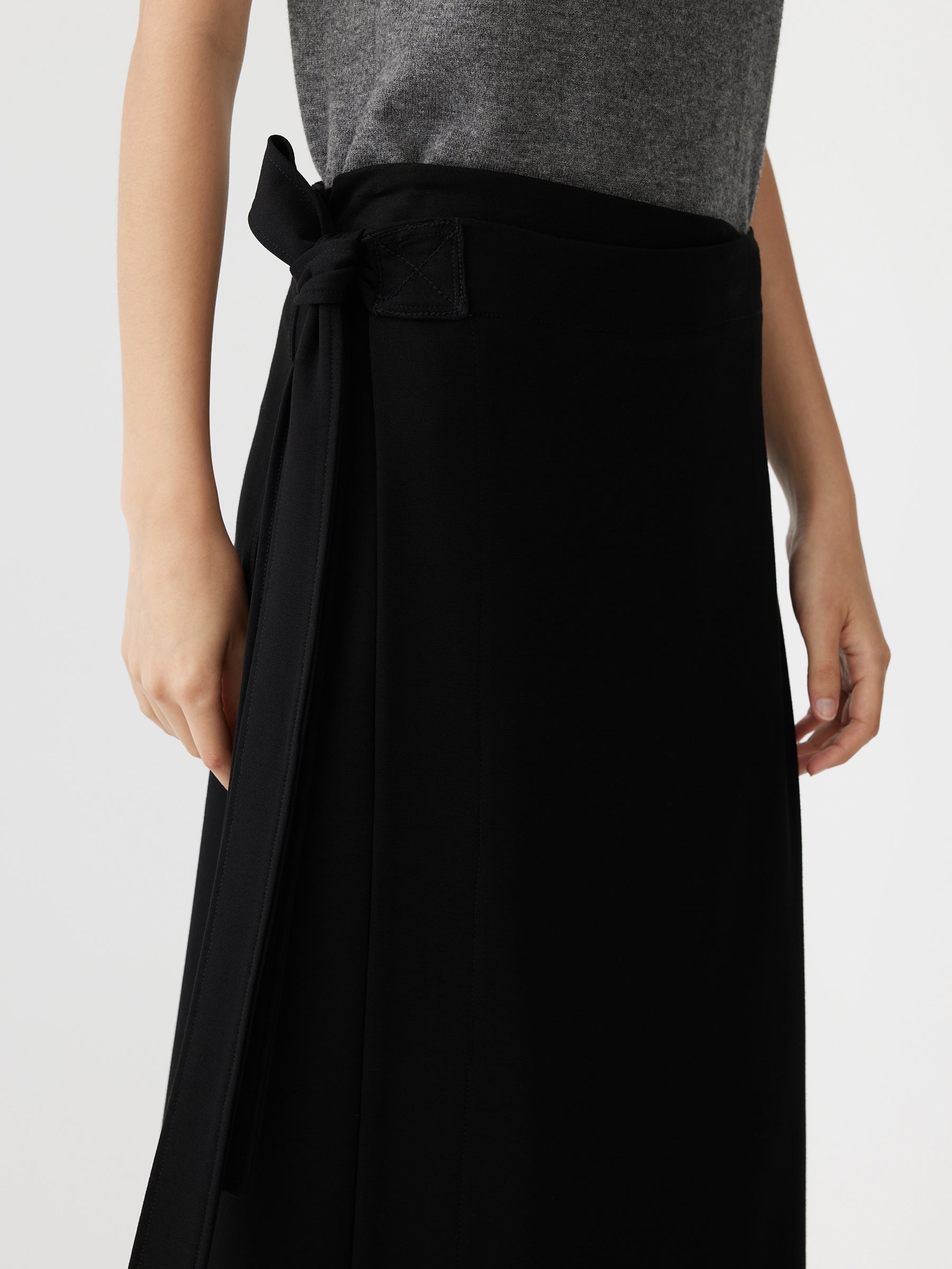 viscose jersey wrap skirt