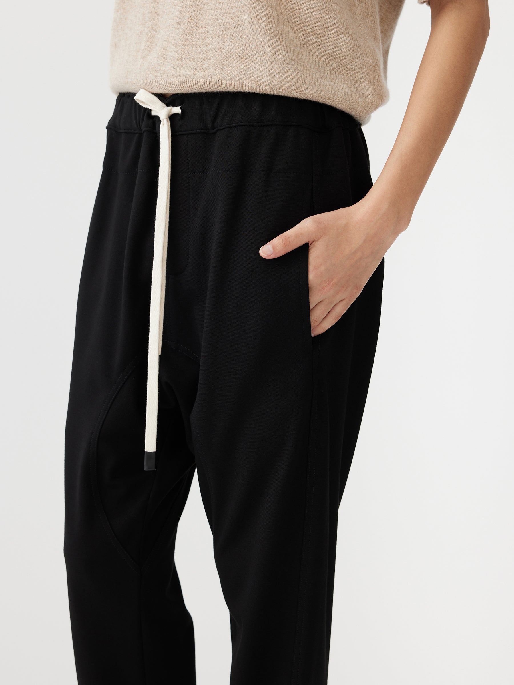 viscose jersey relaxed pant