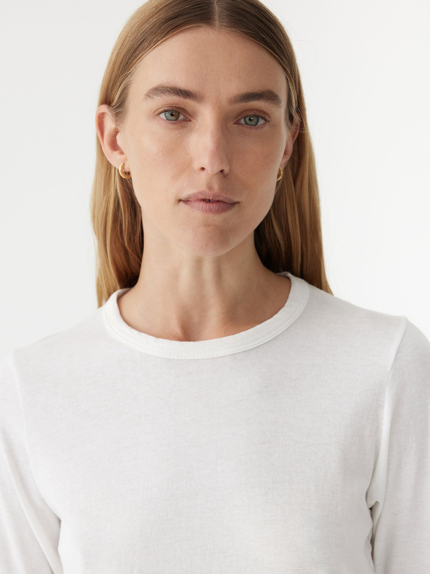 asymmetric split long sleeve t.shirt