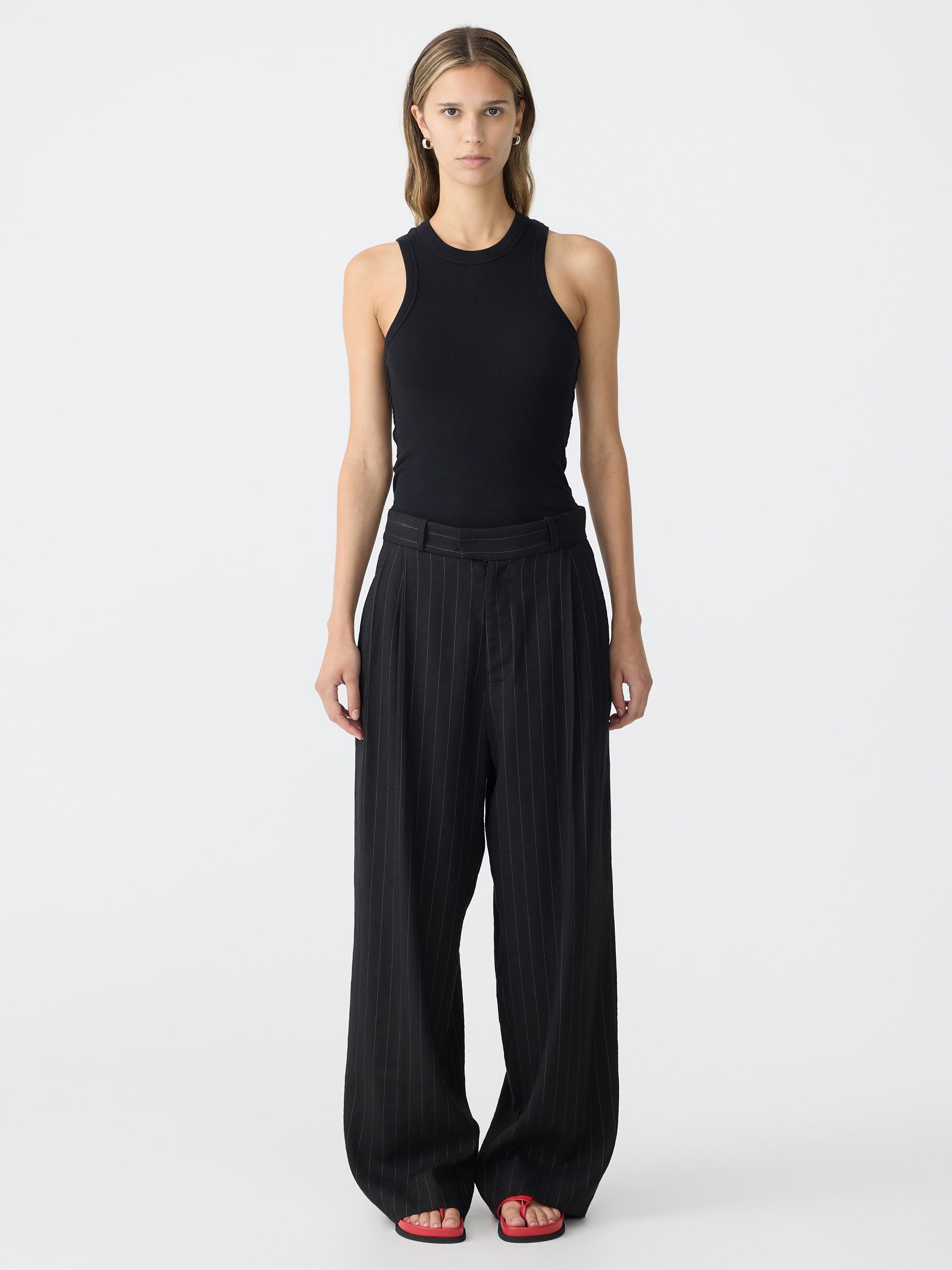 Linen Viscose Tailored Pant