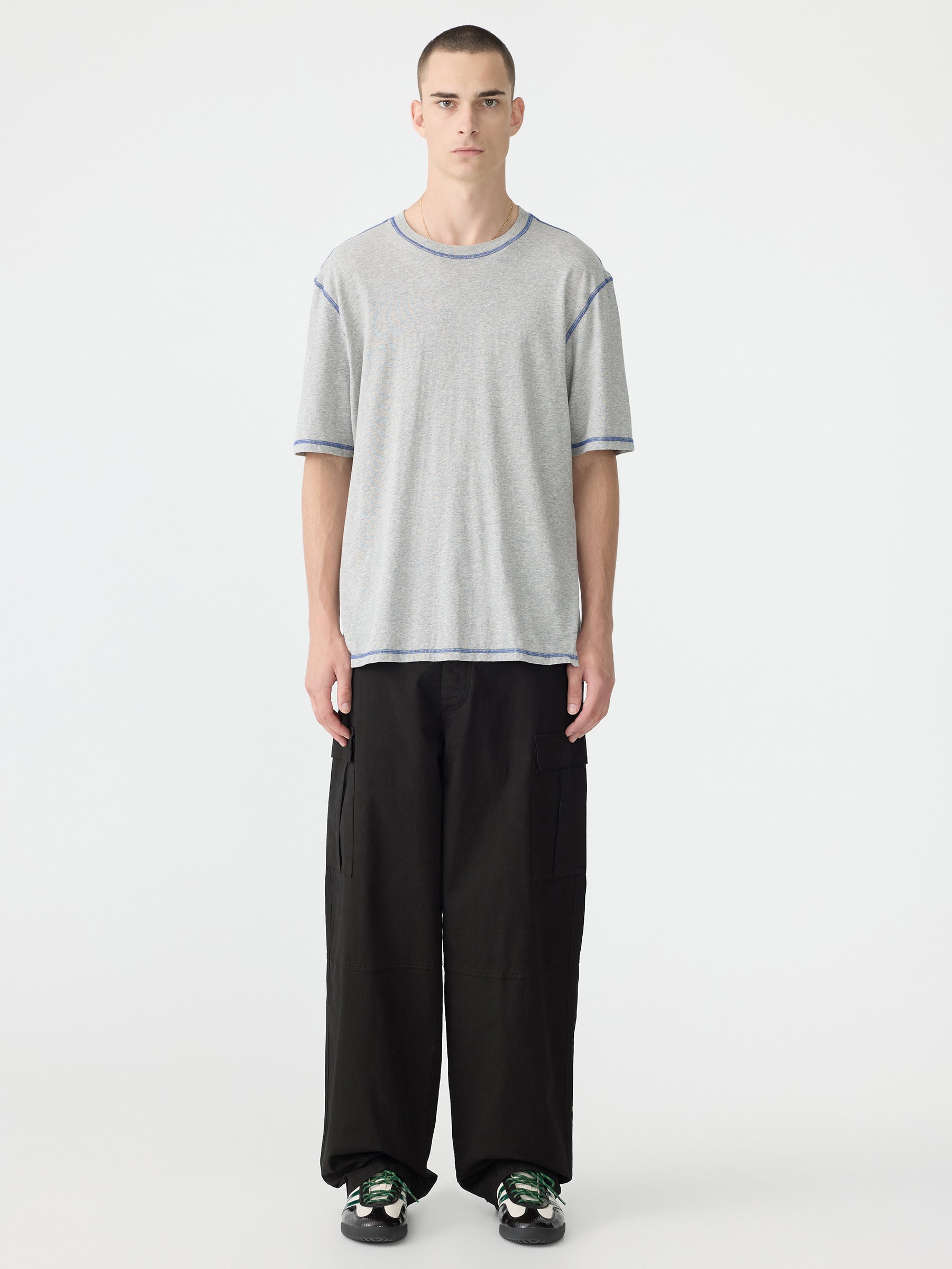 Slouch Contrast Stitch T-Shirt