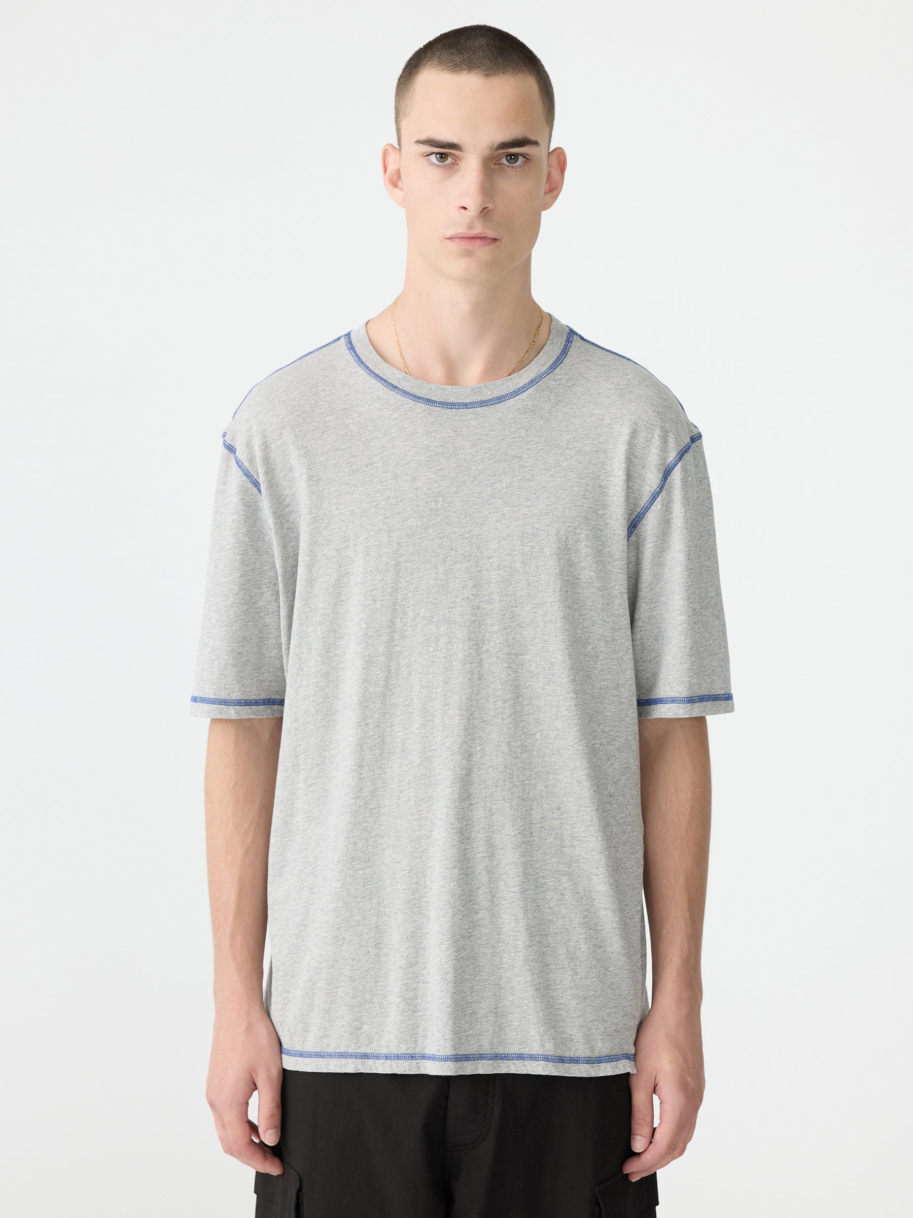 Slouch Contrast Stitch T-Shirt