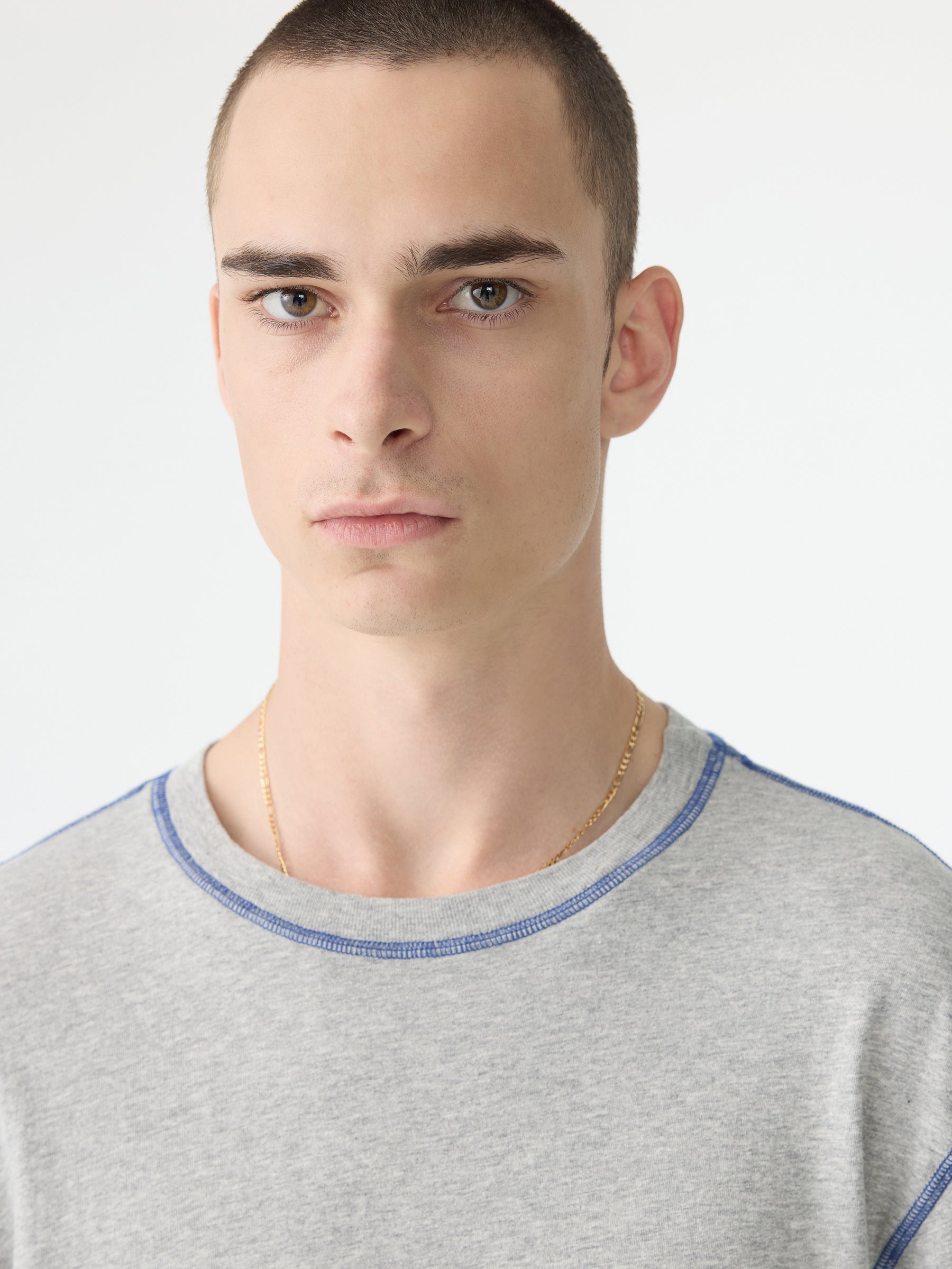 Slouch Contrast Stitch T-Shirt