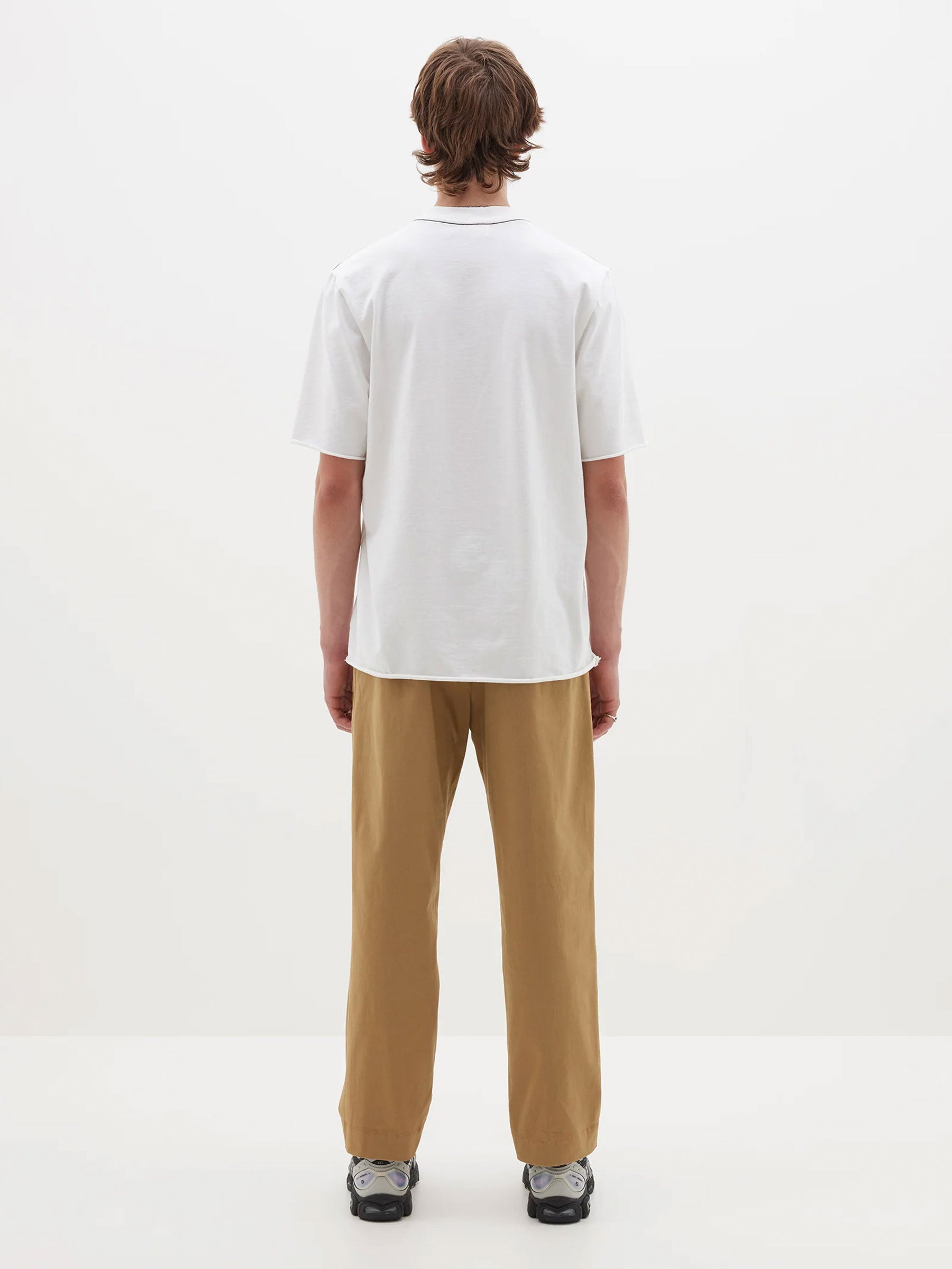 pleat front slouch chino