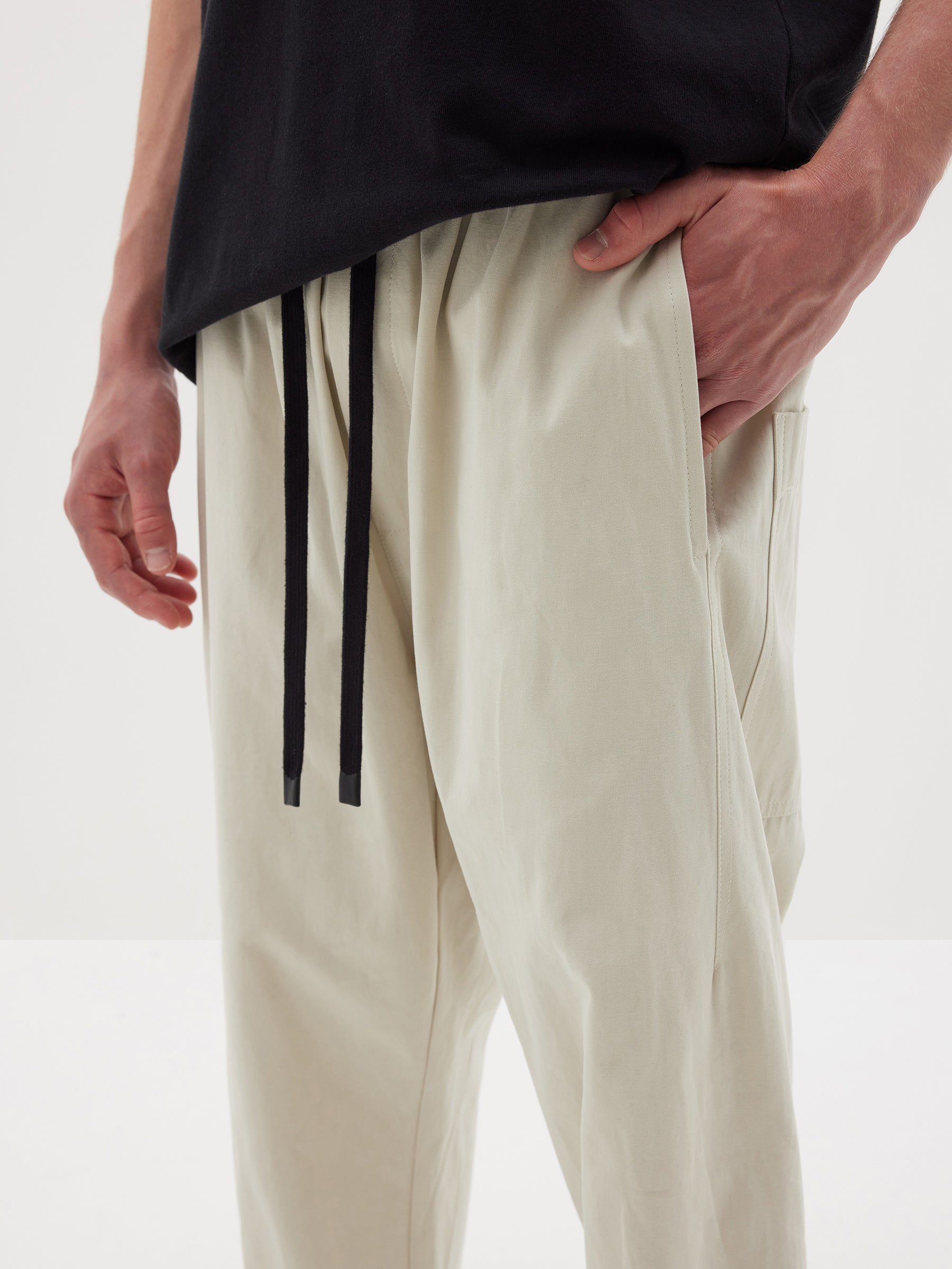 canvas pull on pant