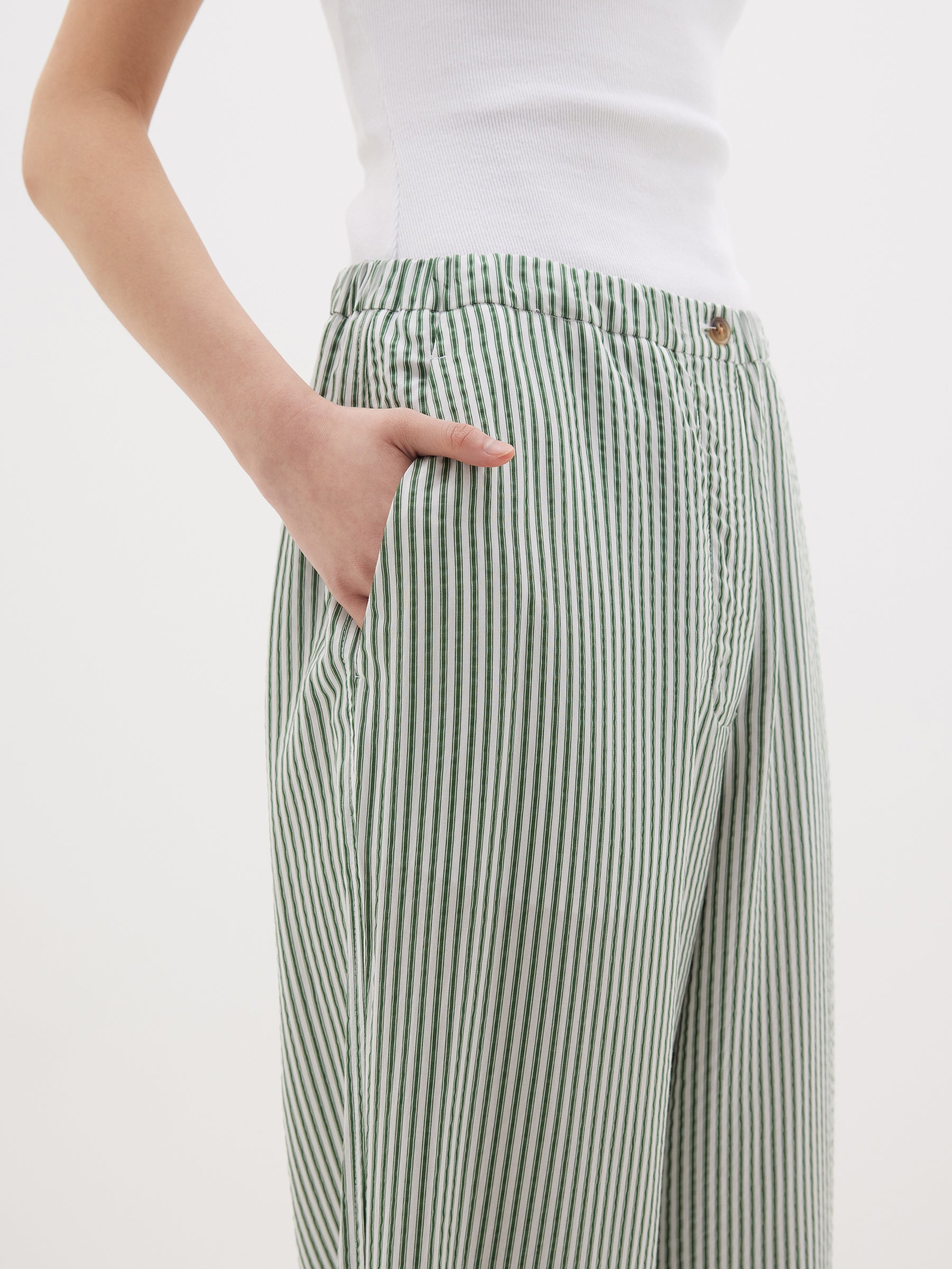 stripe summer pant