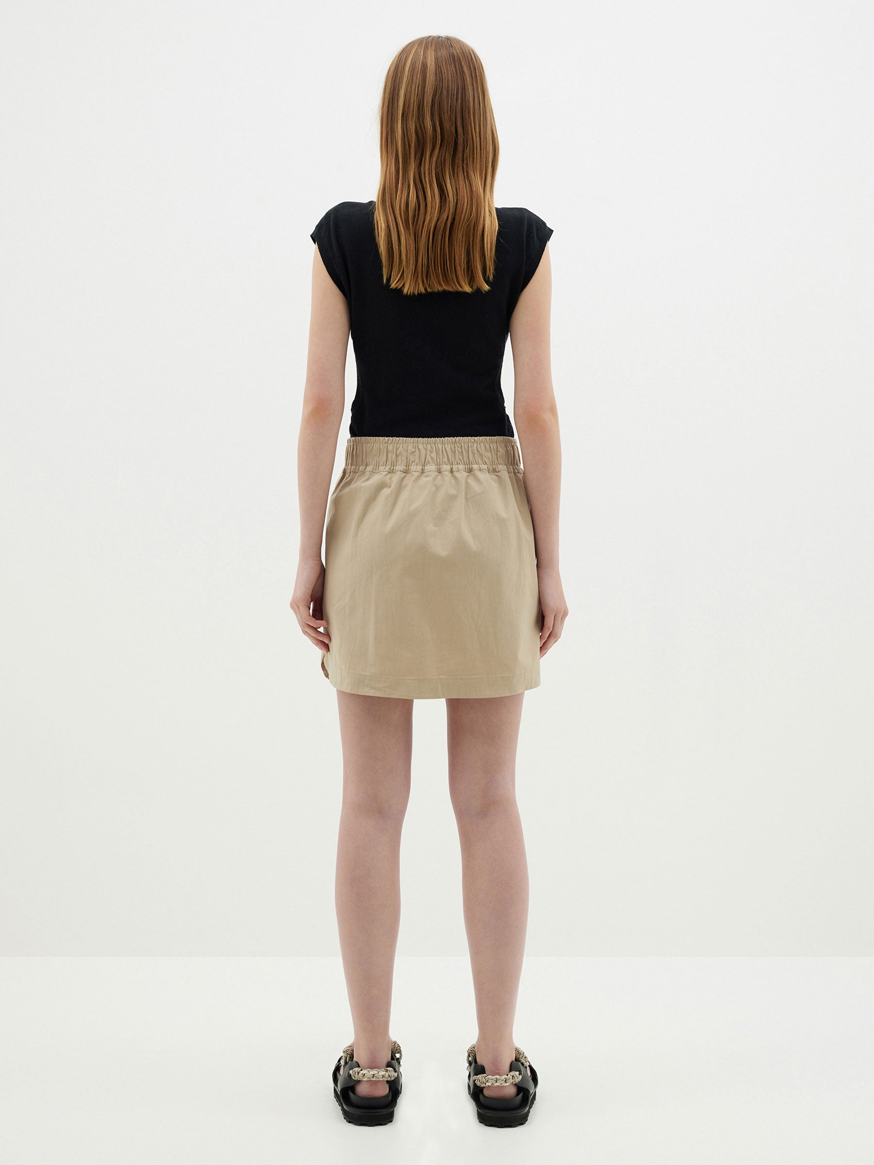 cotton canvas tennis skirt