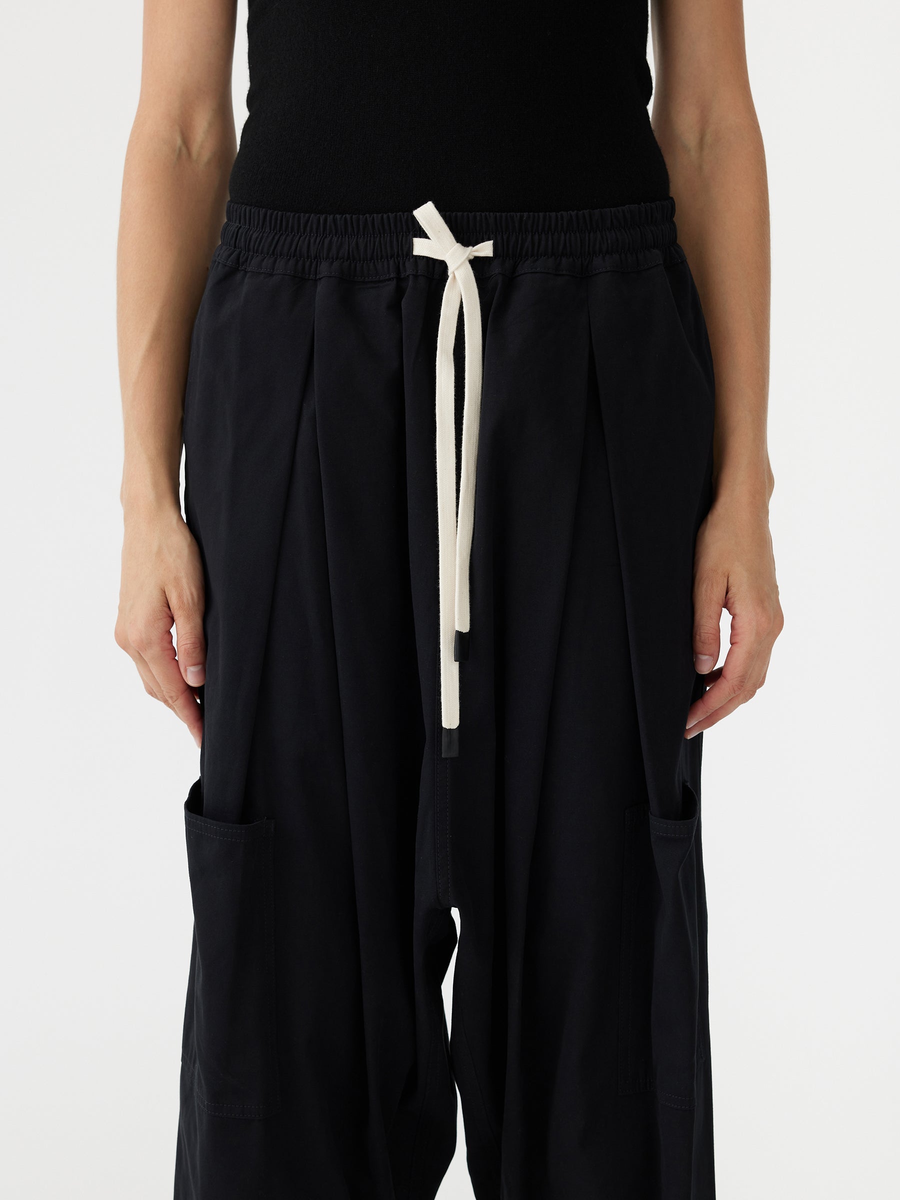 canvas long rise pant