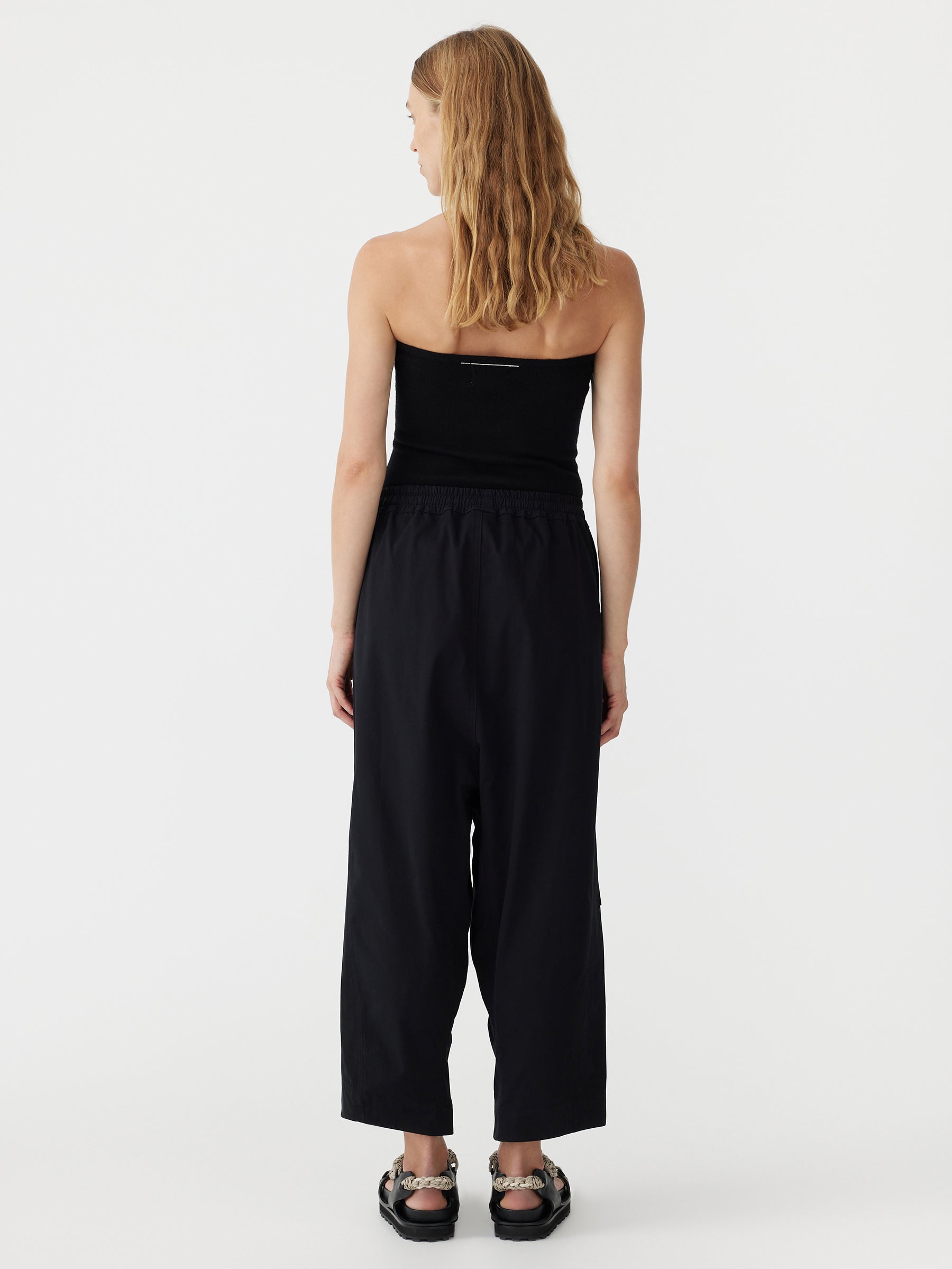 canvas long rise pant