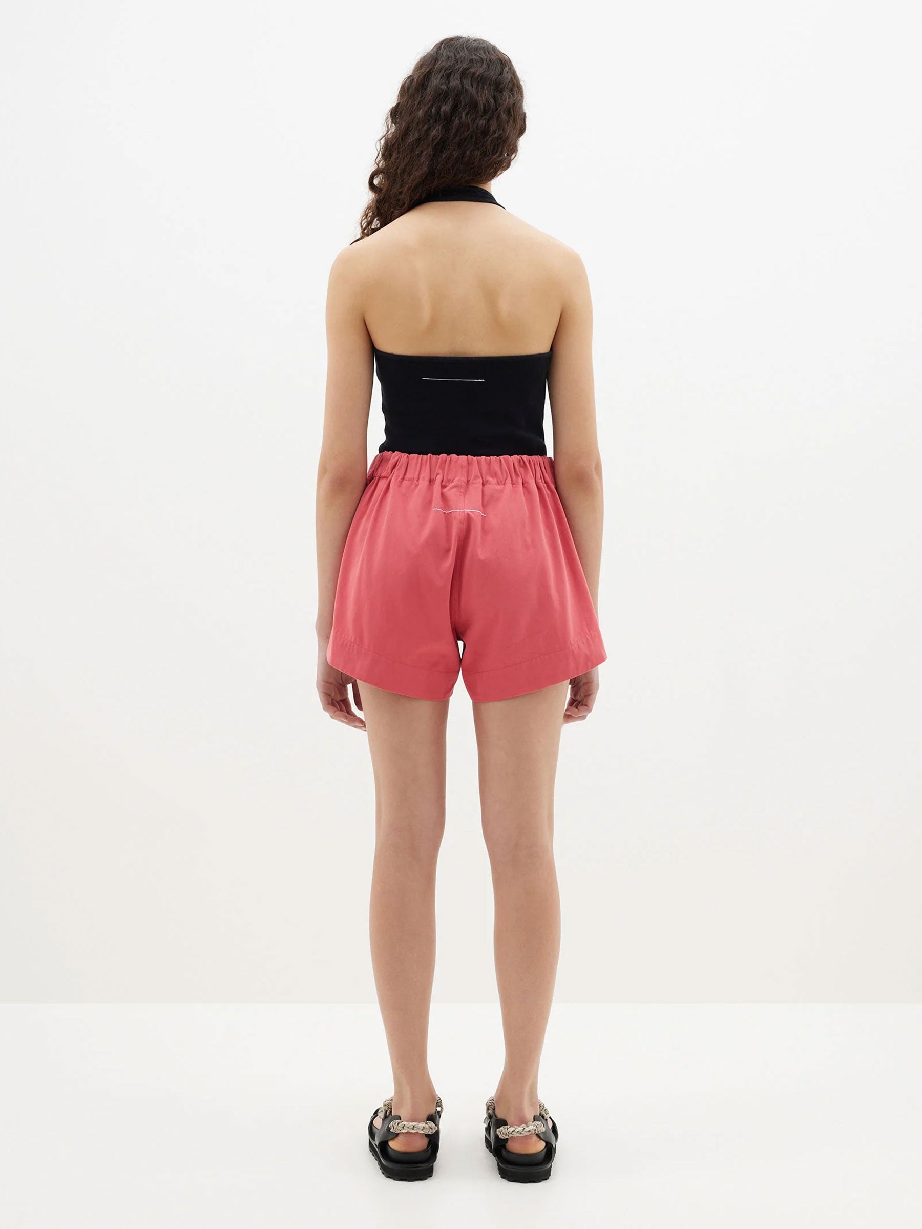 canvas flared short