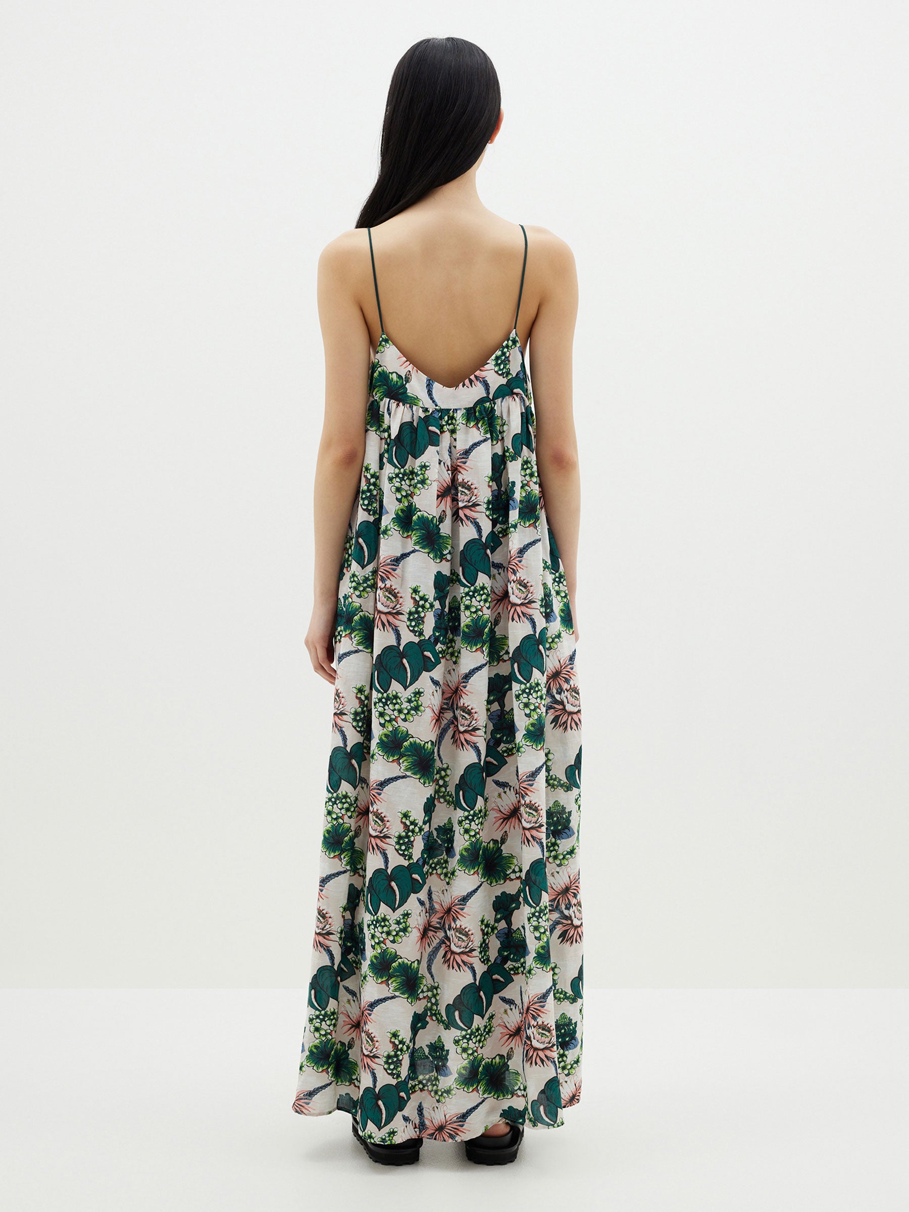 vintage floral slip dress