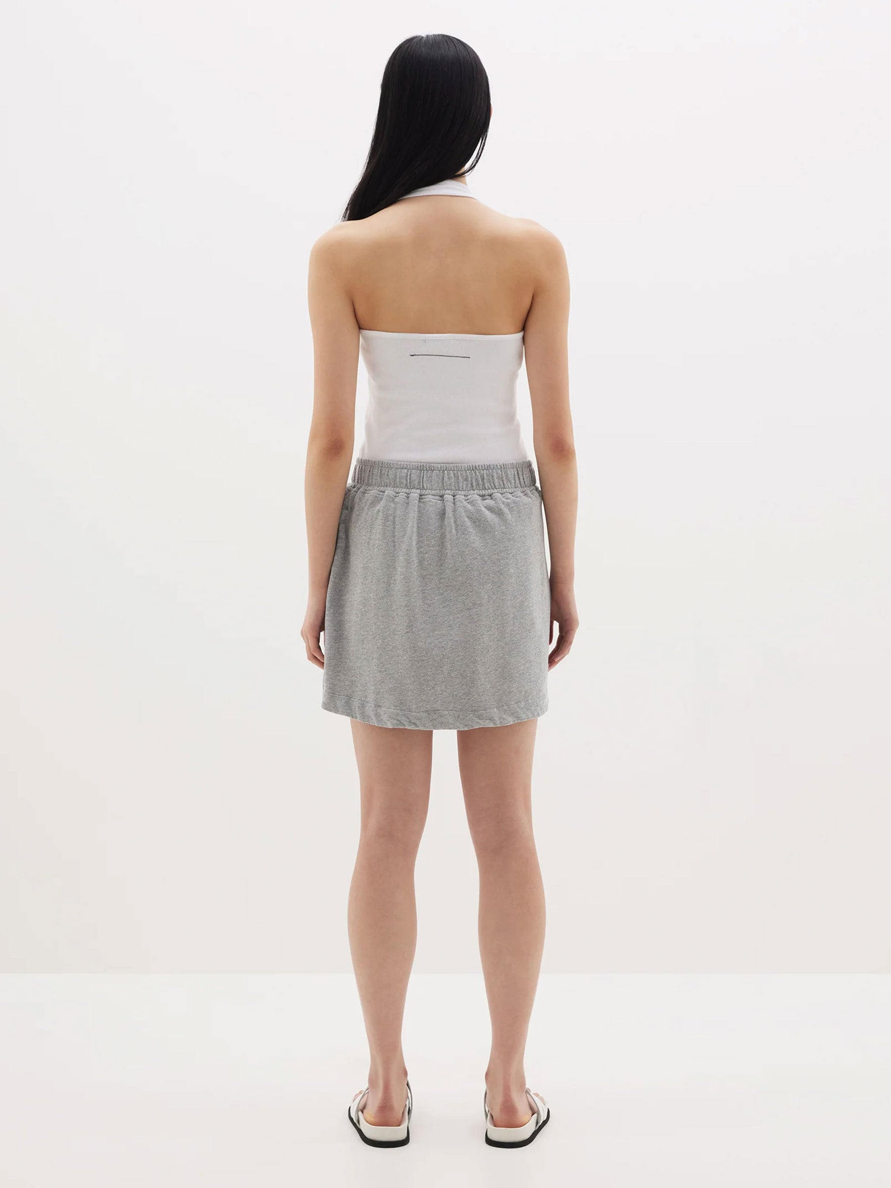 french terry tennis skirt