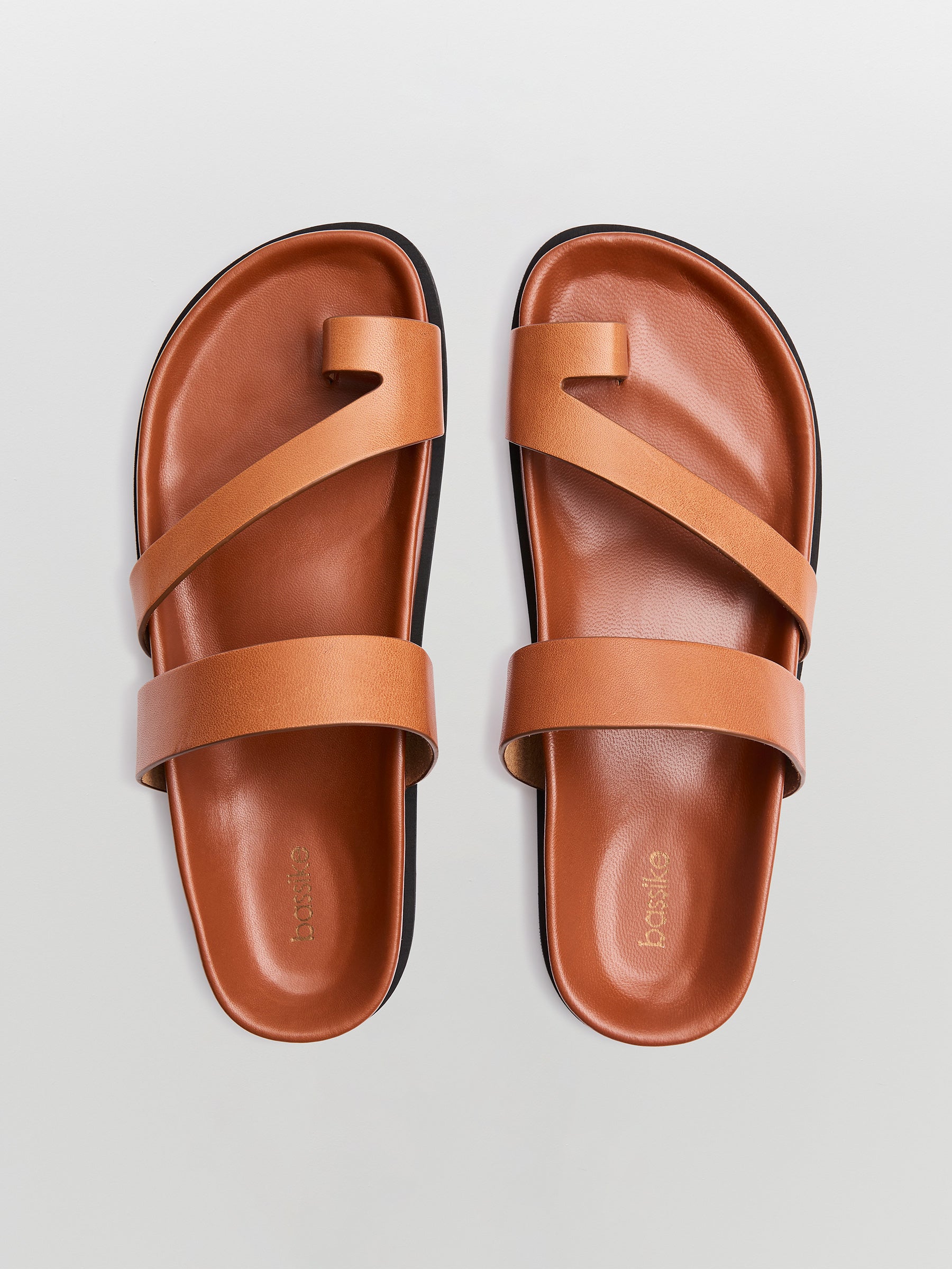 raw leather sandal