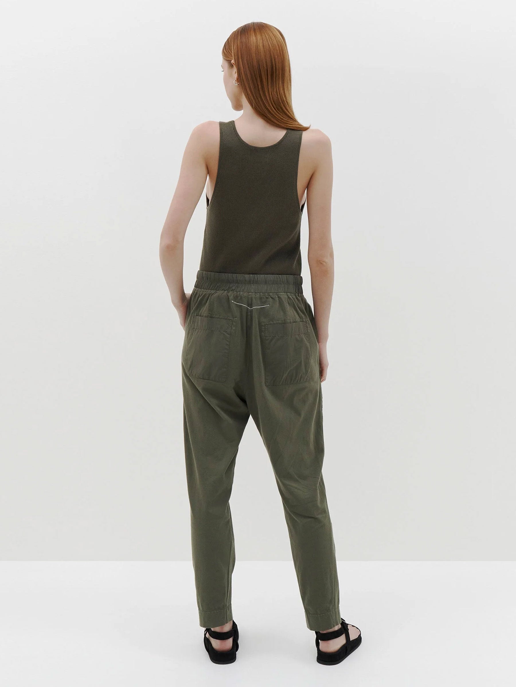 regular tapered jersey pant