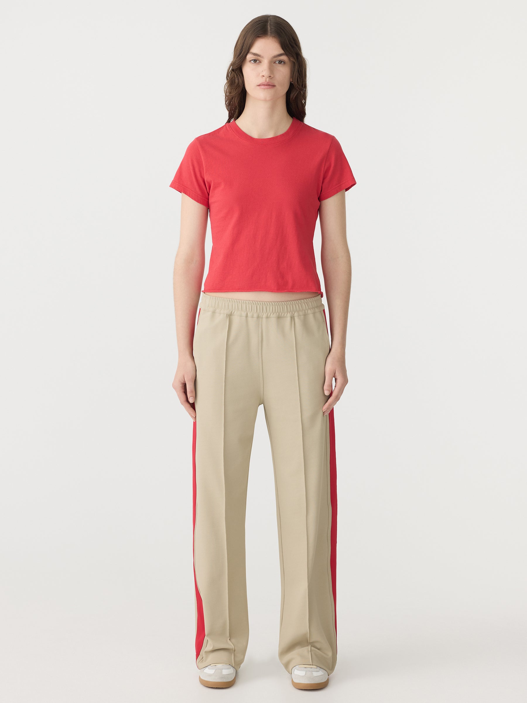 Twill Stripe Detail Pant