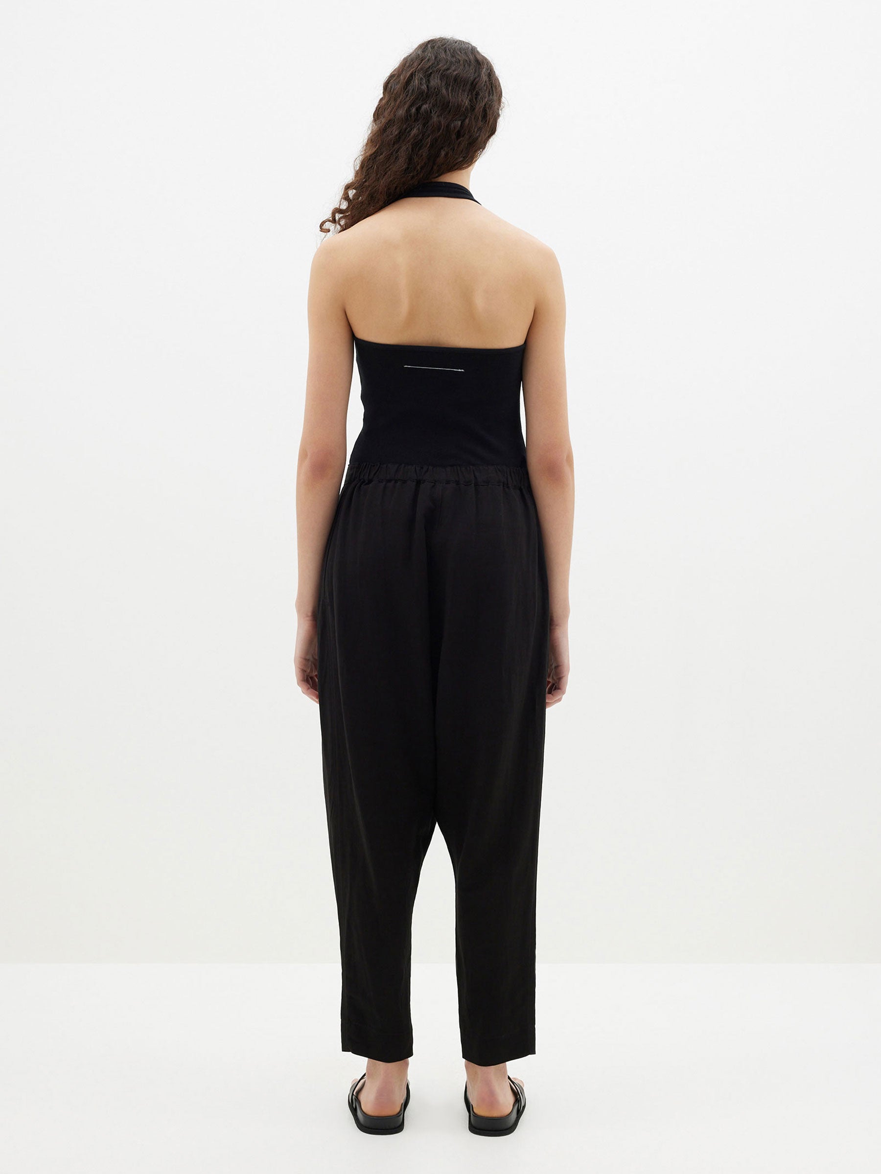 viscose linen wrap pant