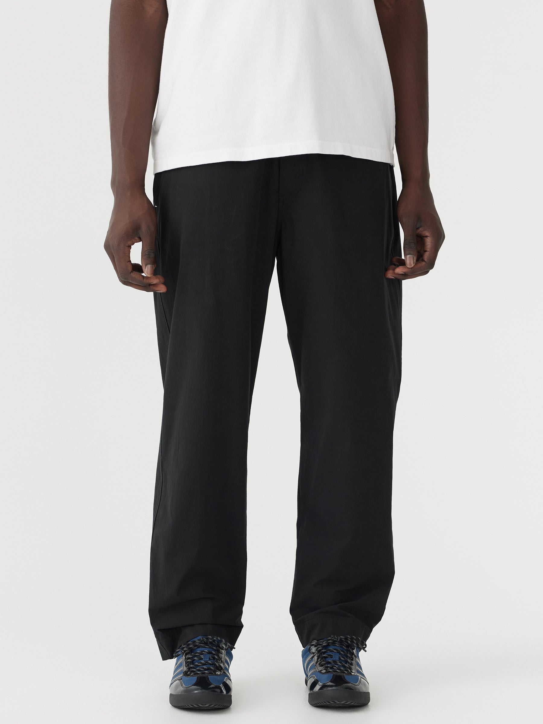 crushed cotton pull on pant