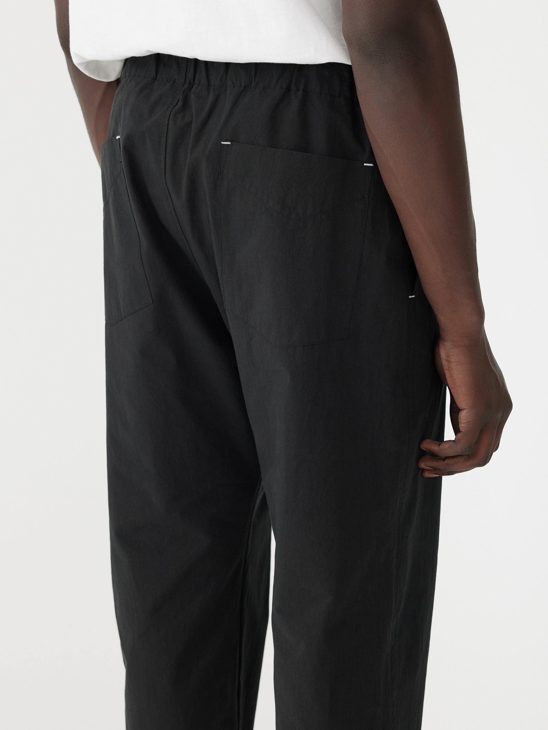 crushed cotton pull on pant