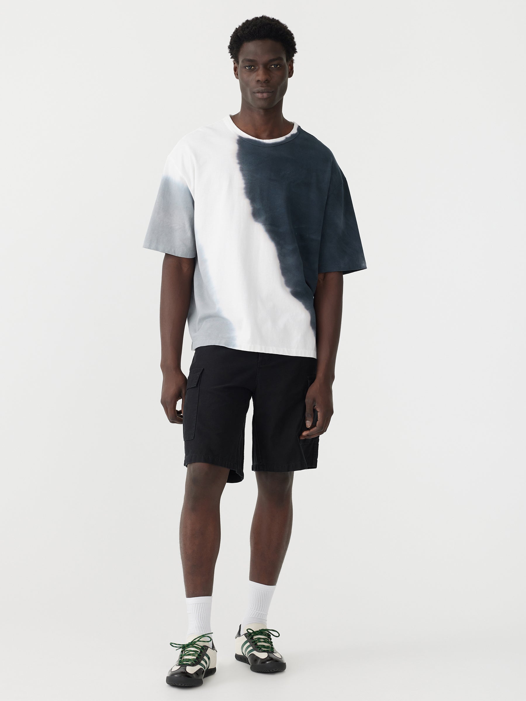 oversized dye short sleeve t.shirt