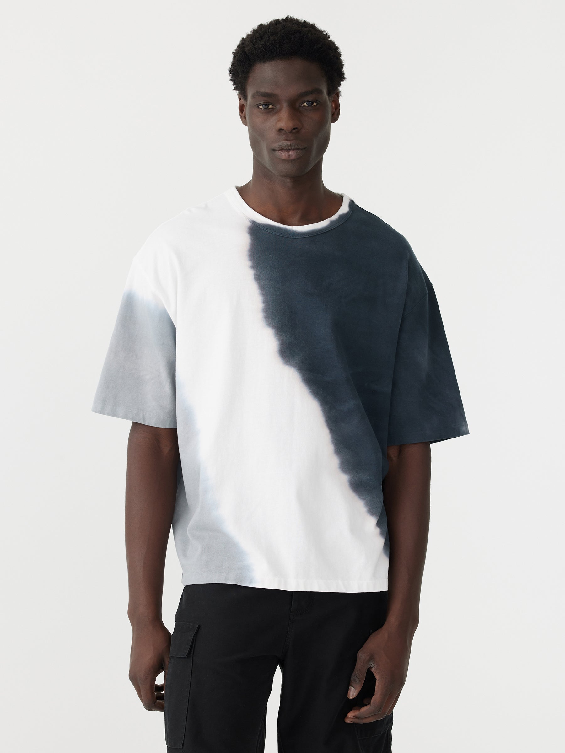 oversized dye short sleeve t.shirt