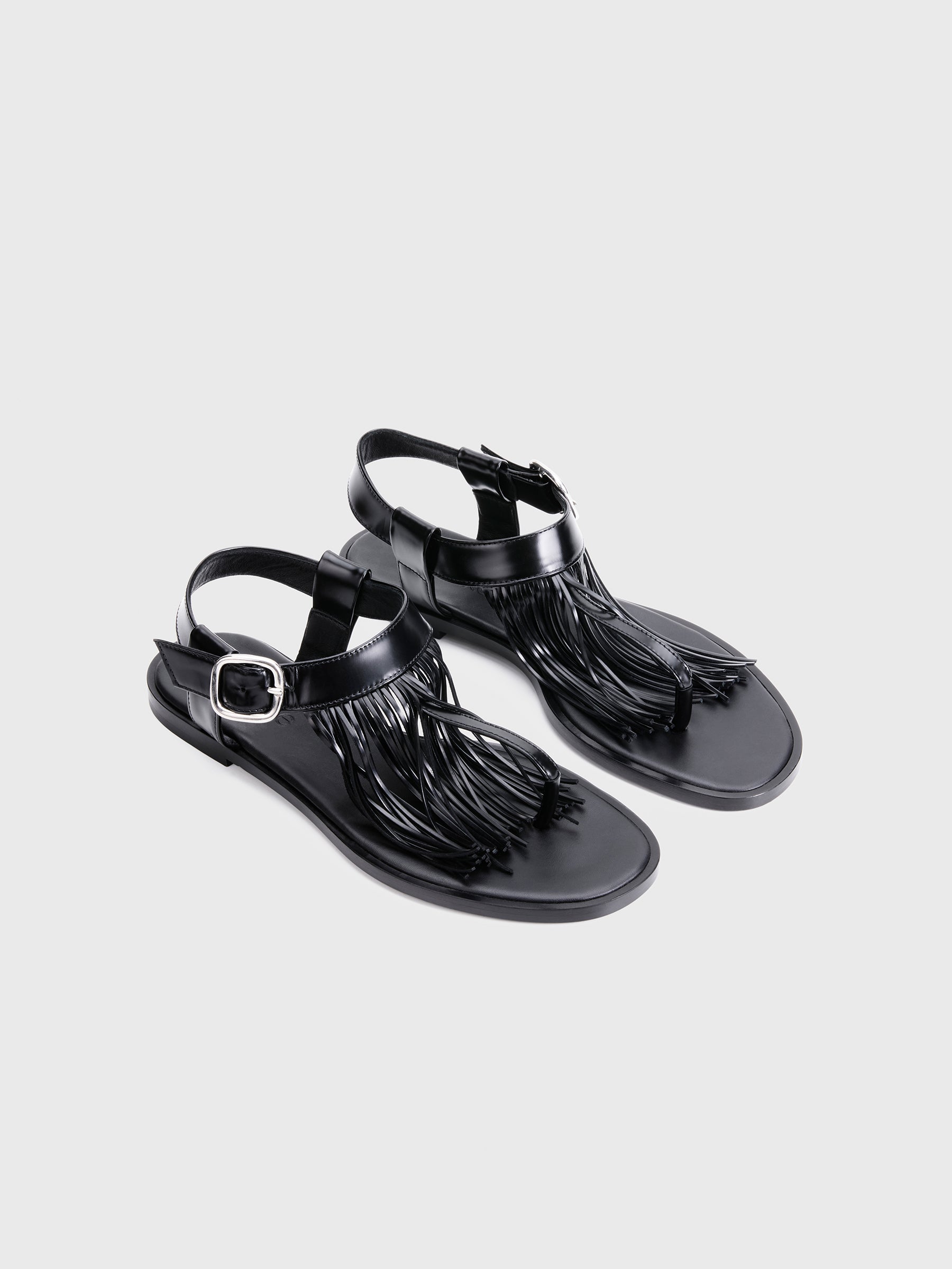 fringed sandal