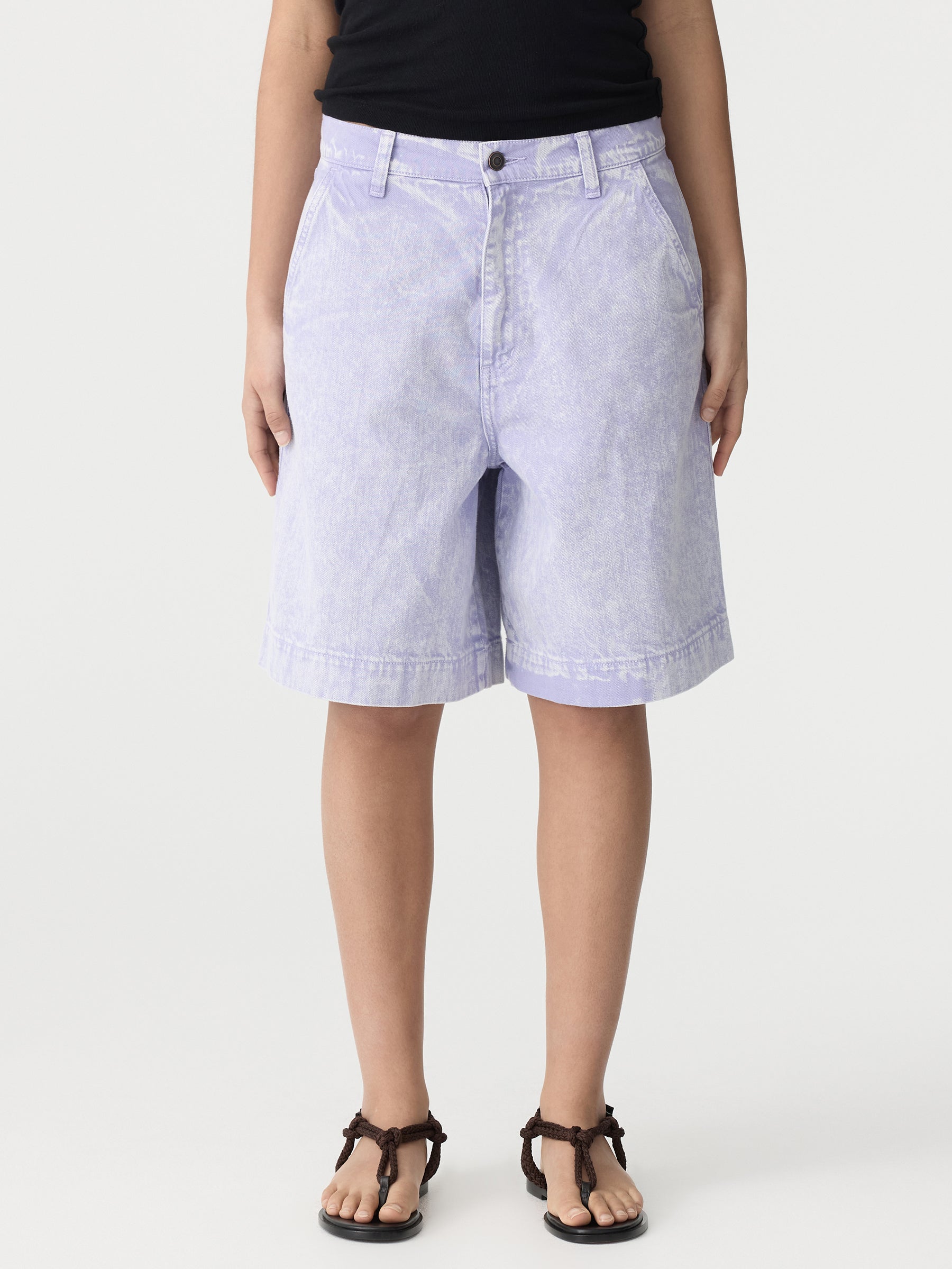 denim bermuda short