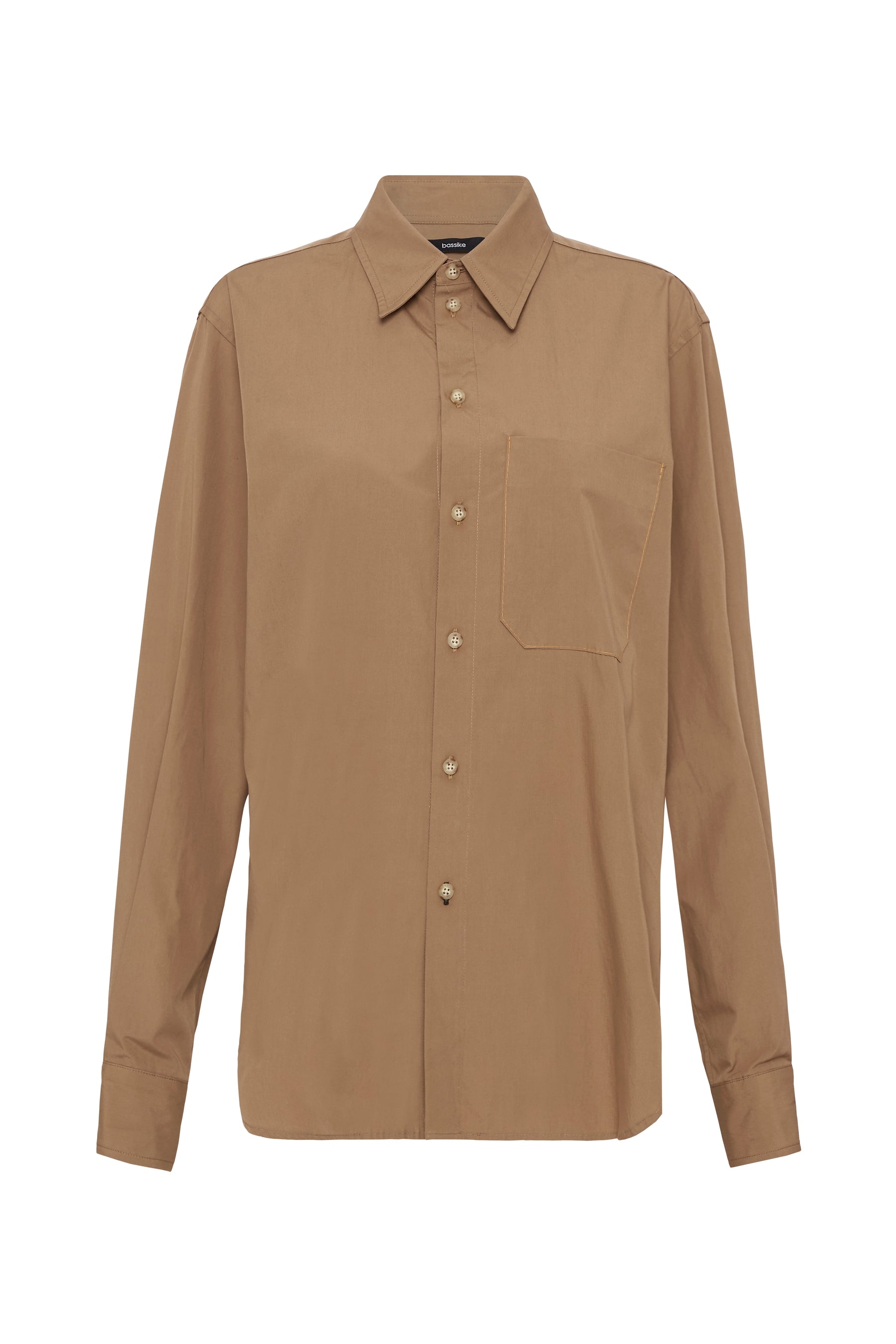 Dark tan dress hot sale shirt