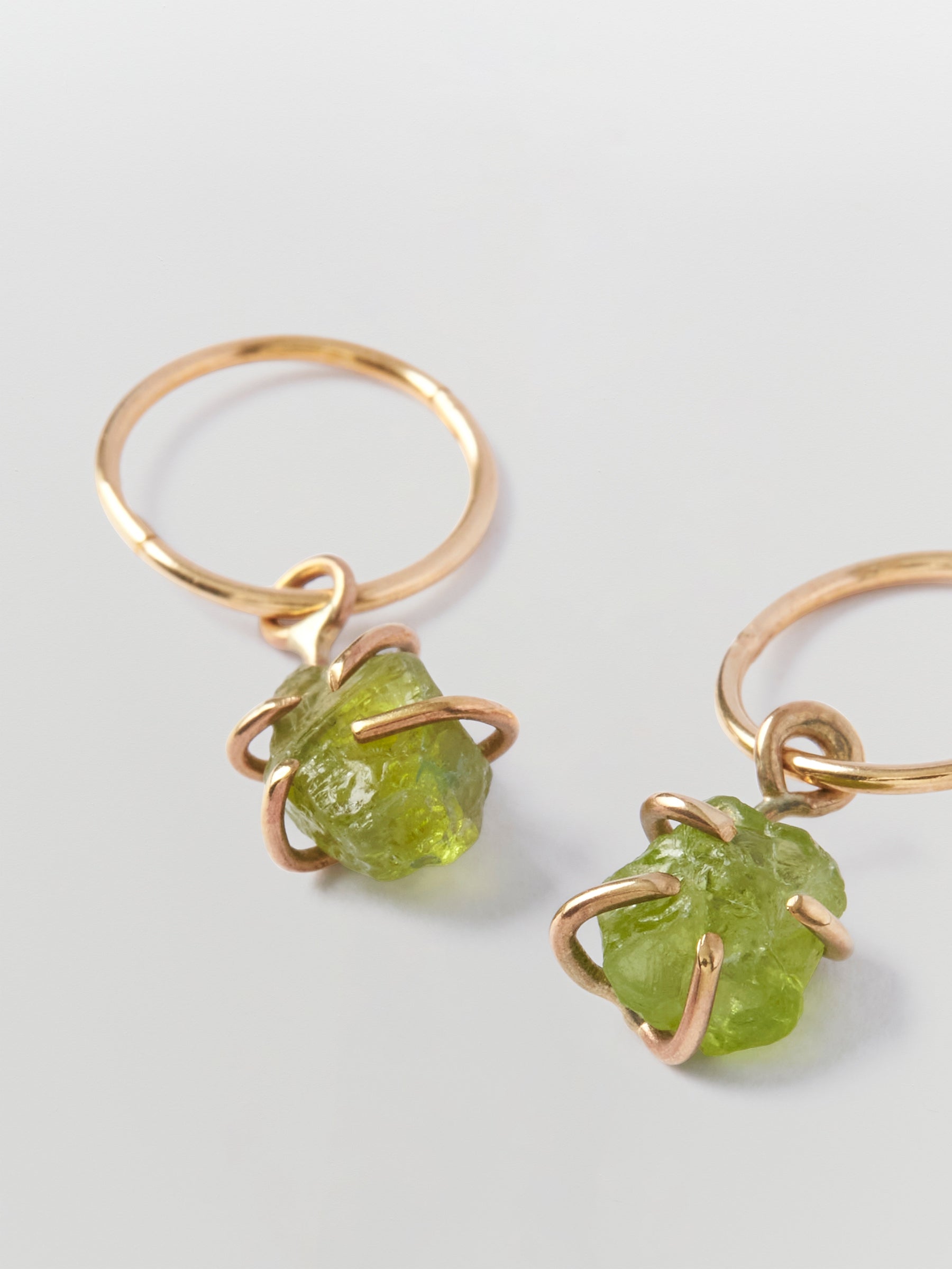 Raw deals peridot earrings