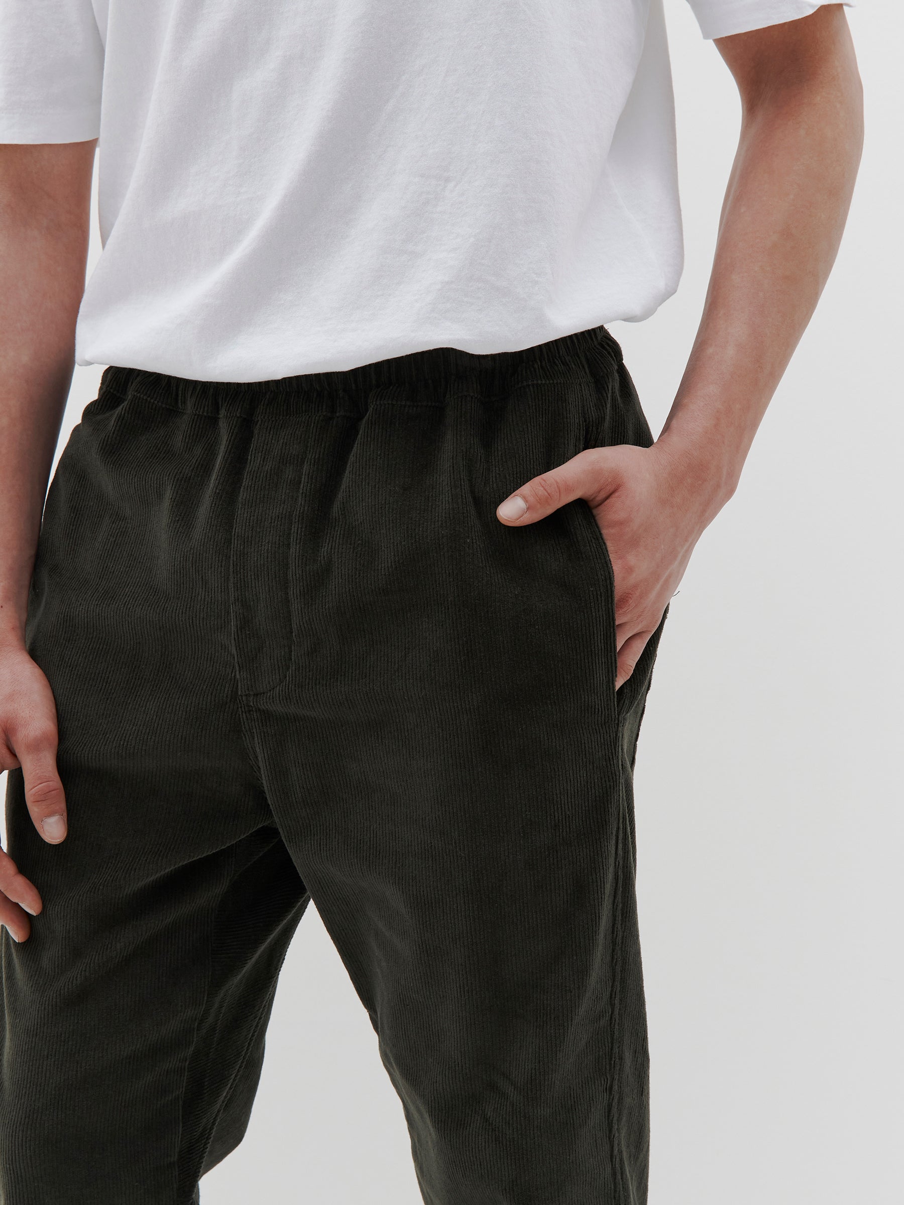 cord lo slung pull on pant