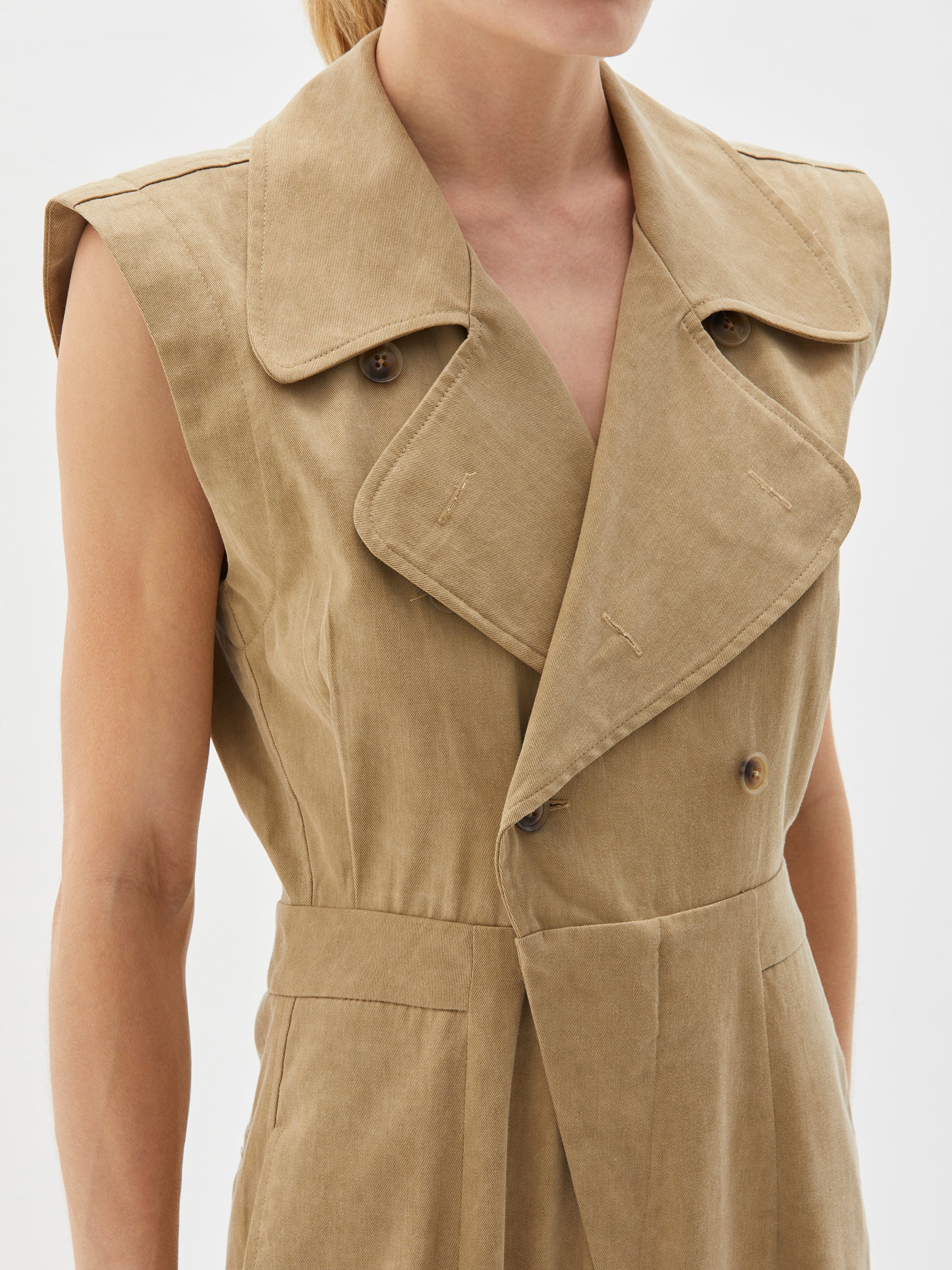 Trench hot sale coat jumpsuit