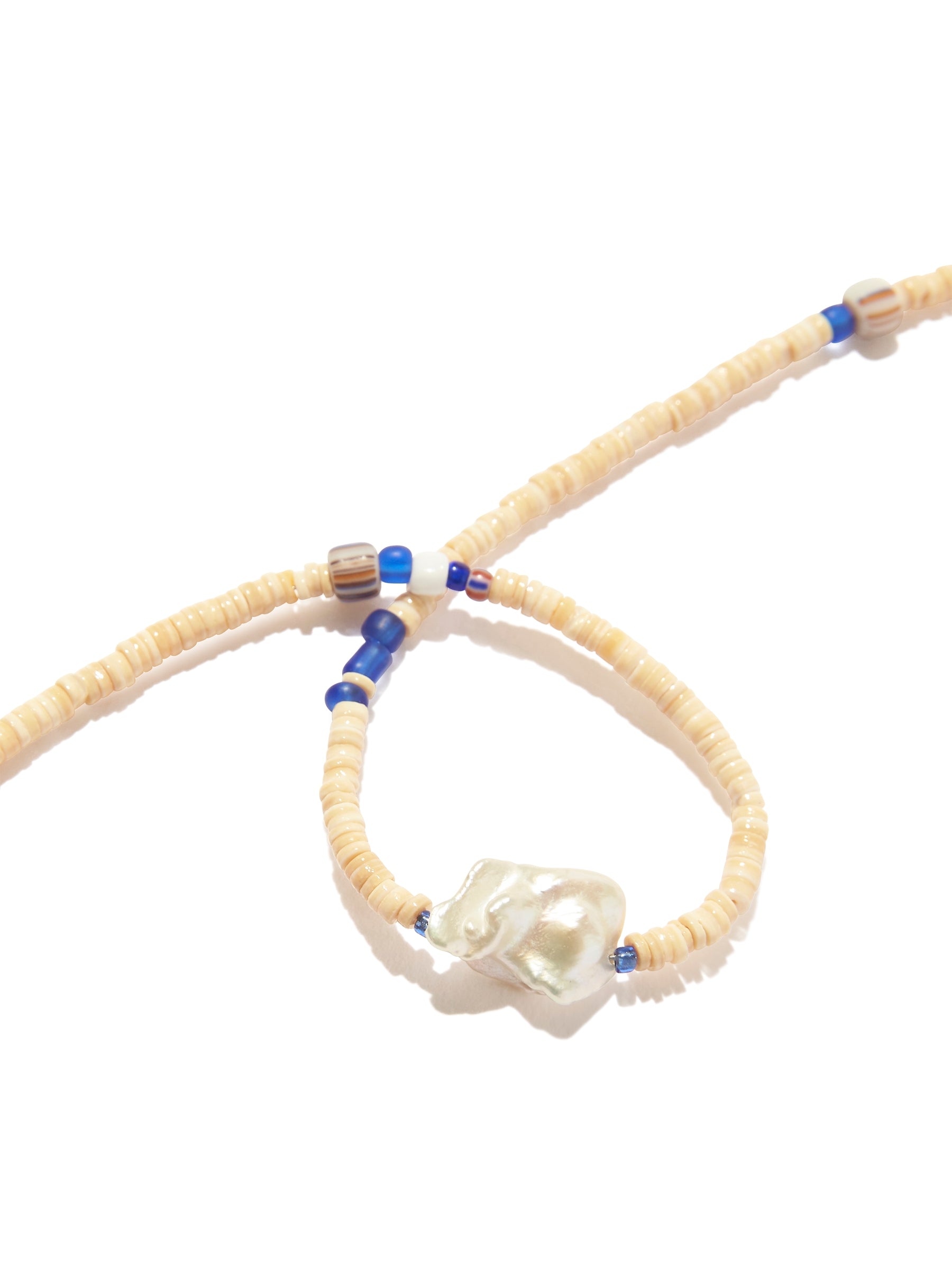 White Puka Shell Necklace - (1 necklace 18 inches x 4-5mm)