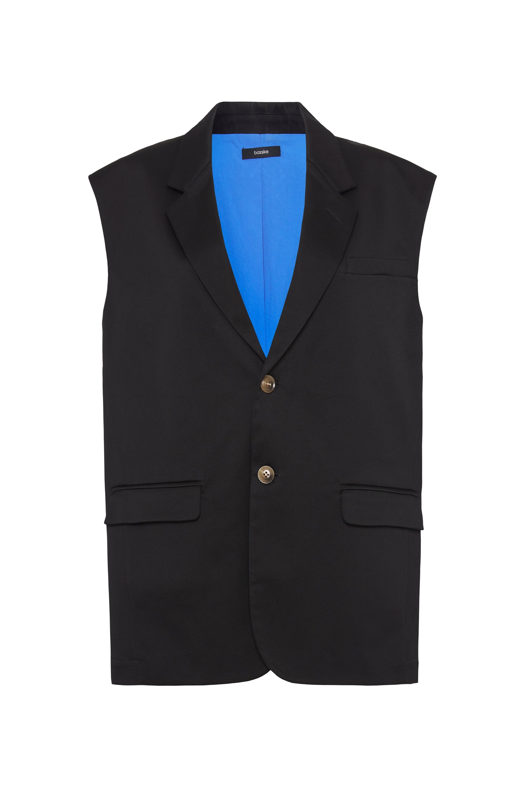 Black Sleeveless Tuxedo Jacket | Fashion, Clothes design, Tuxedo jacket
