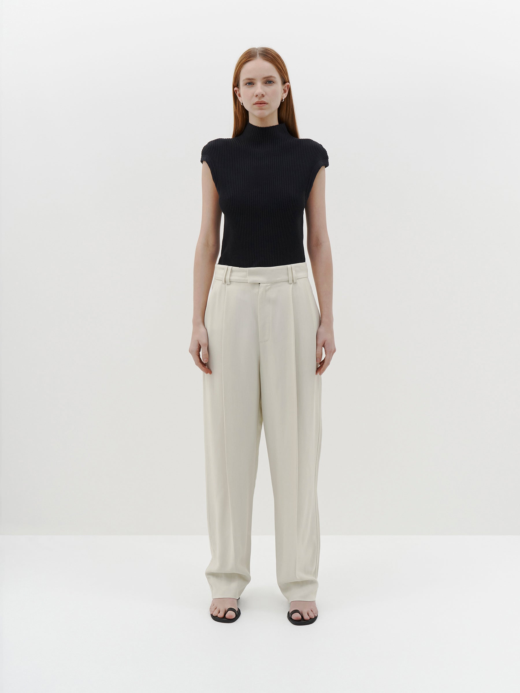 Buy White Pleat Pants Online In India  Etsy India