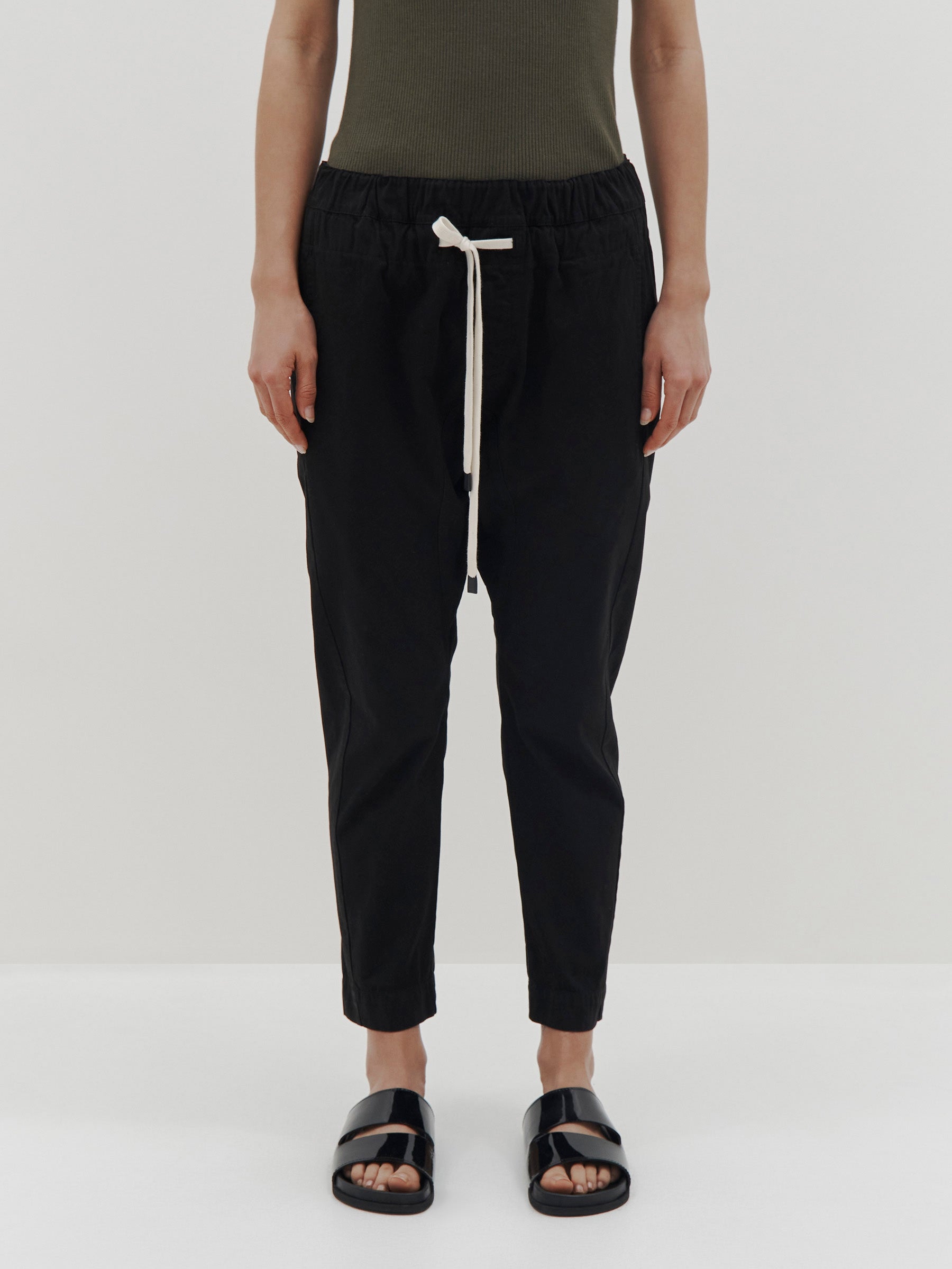 cotton canvas relaxed pant