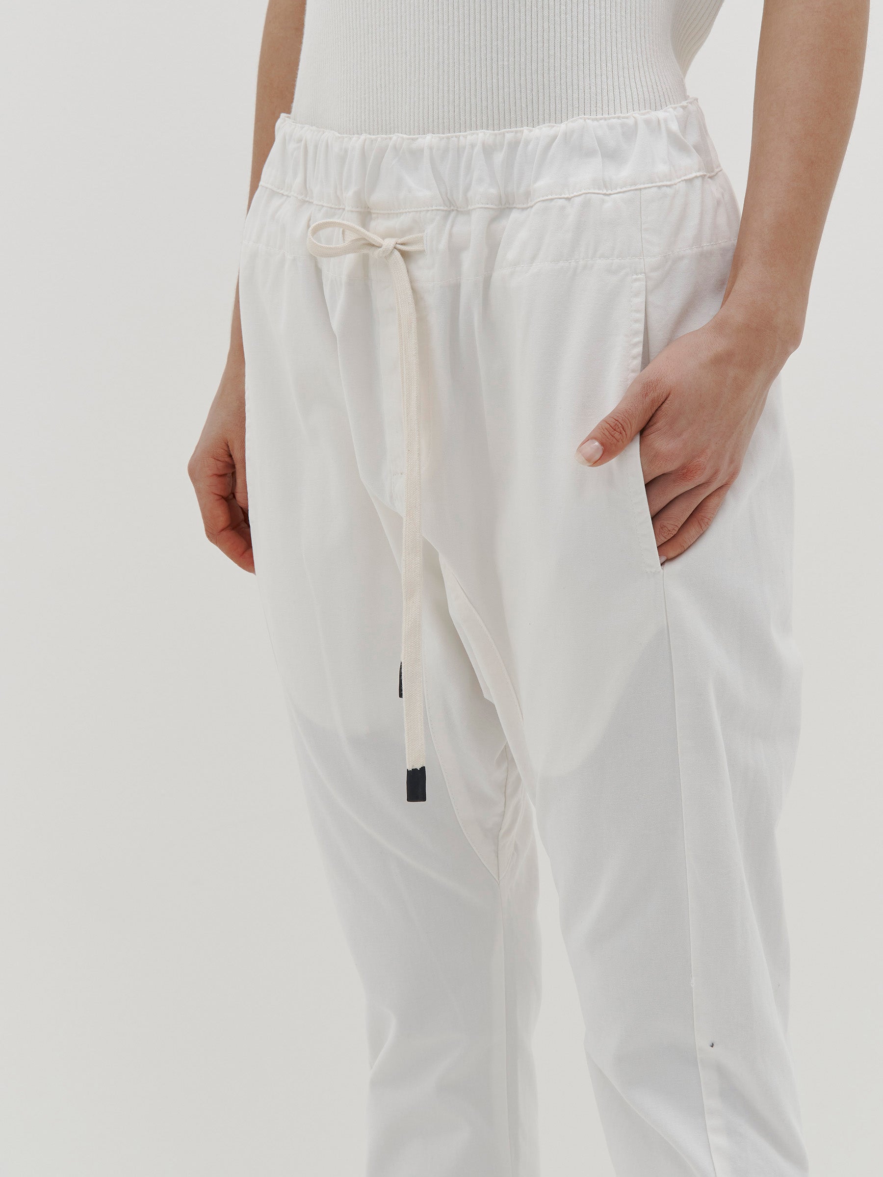 cotton canvas relaxed pant